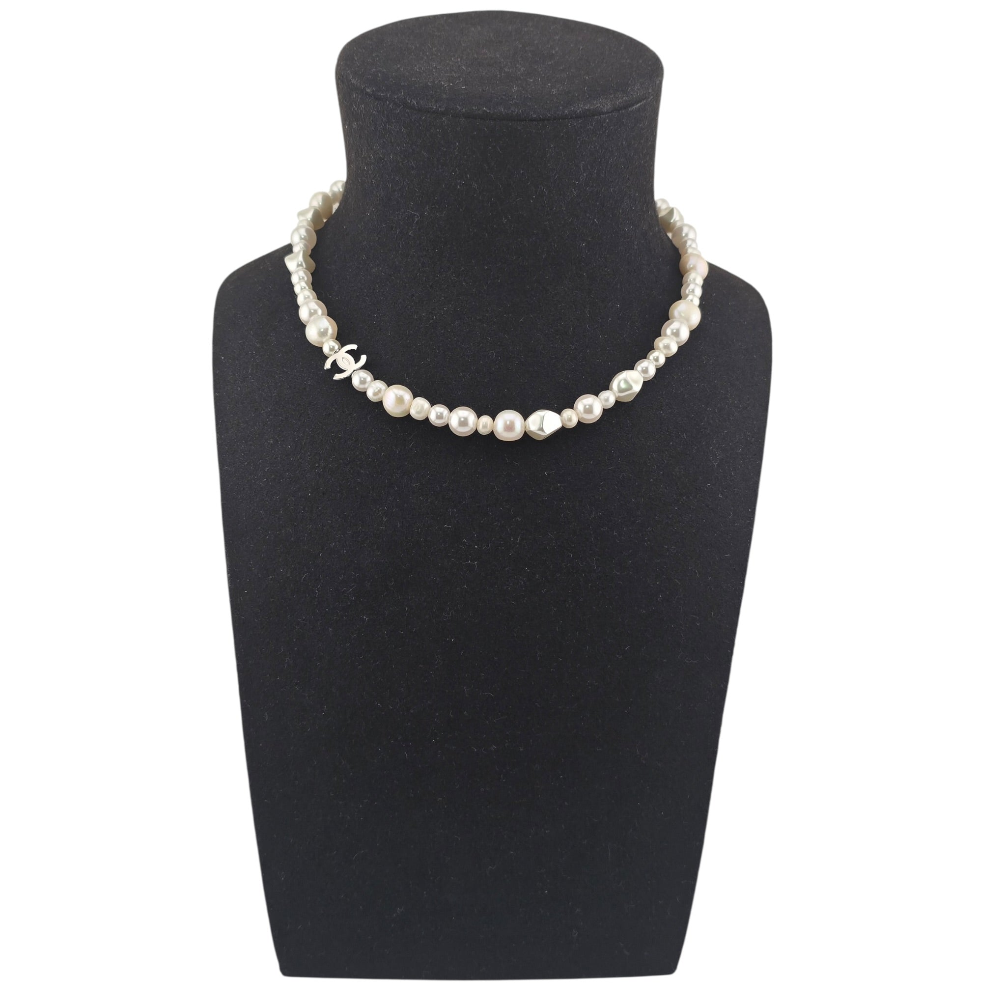 Chanel CC Faux Pearl Necklace 2026 CHANEL
