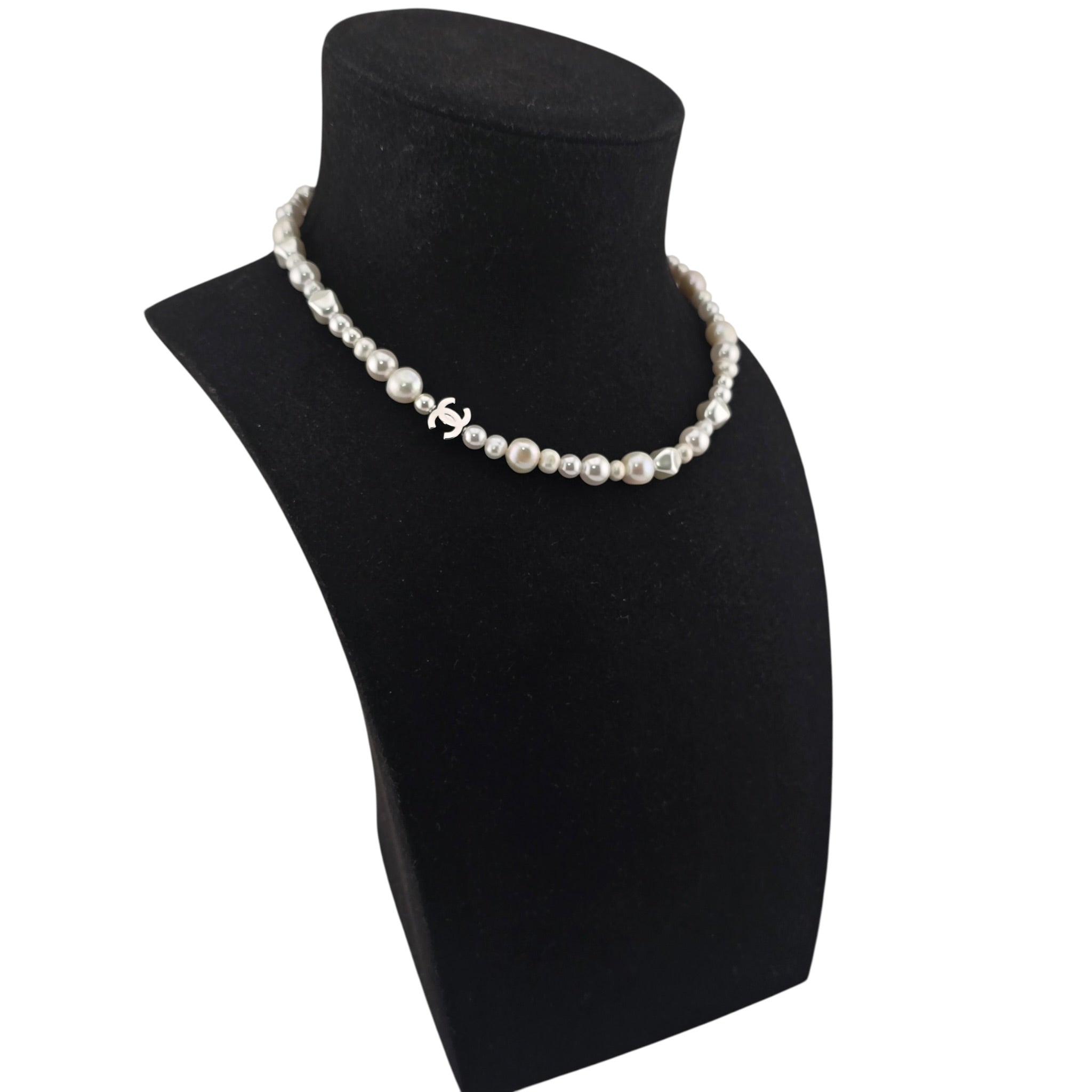 Chanel CC Faux Pearl Necklace 2026 CHANEL