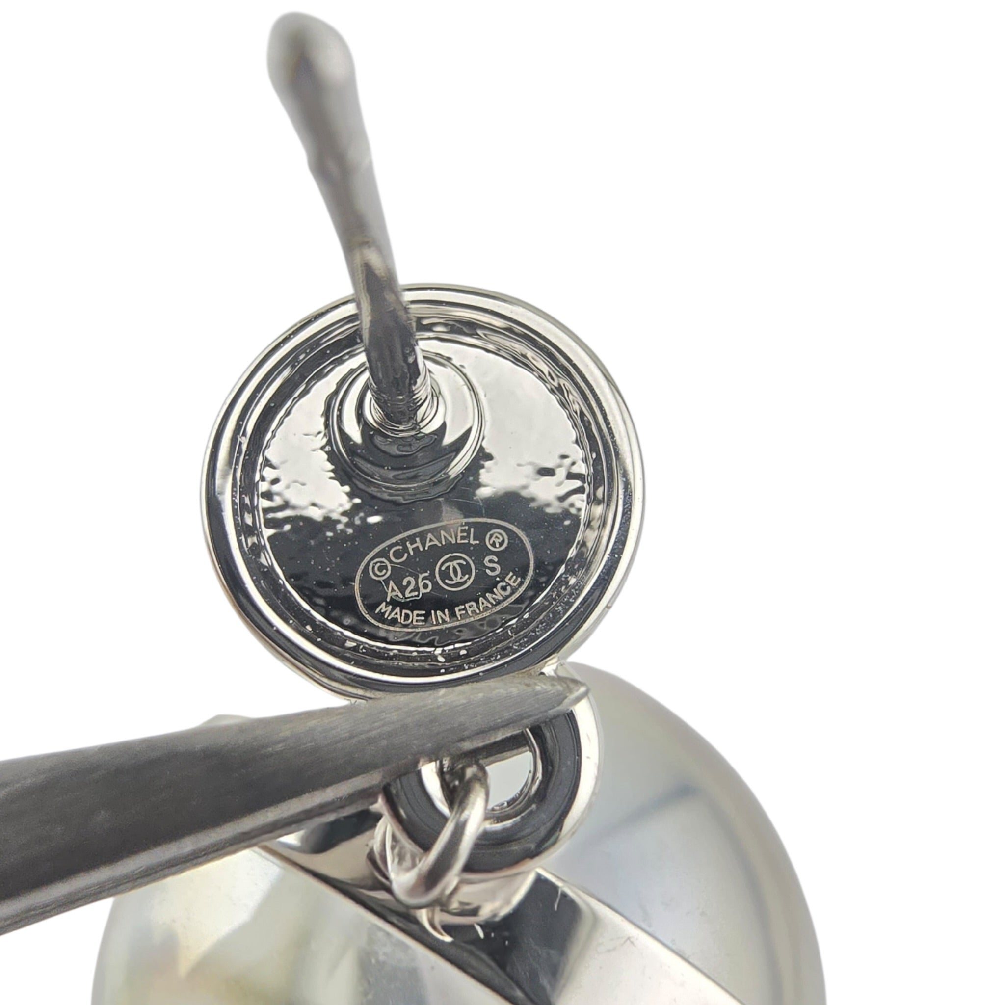 Chanel CC Pendant Clear Earrings SS26 2026 CHANEL