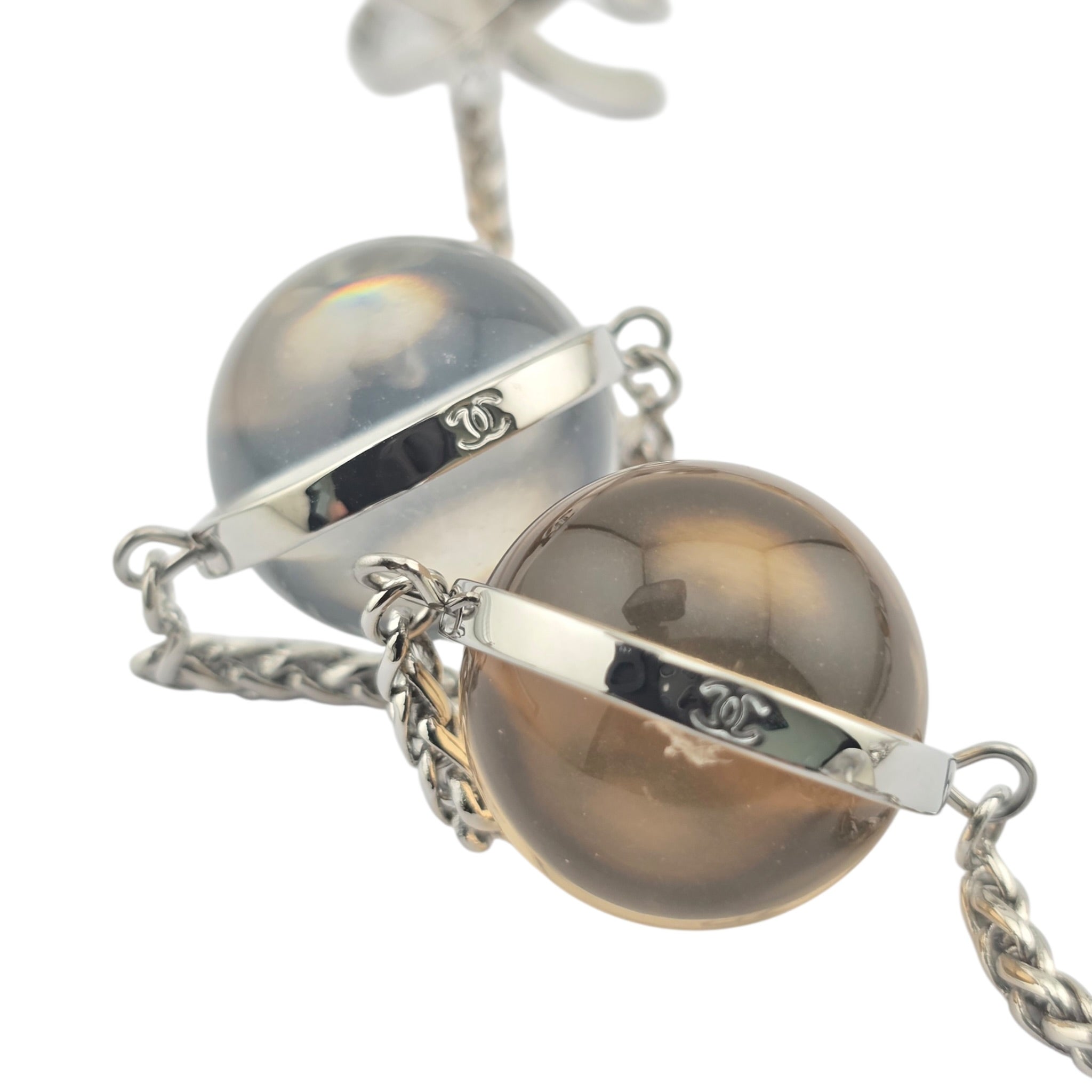 Chanel CC Pendant Clear Long Necklace SS26 2026 CHANEL