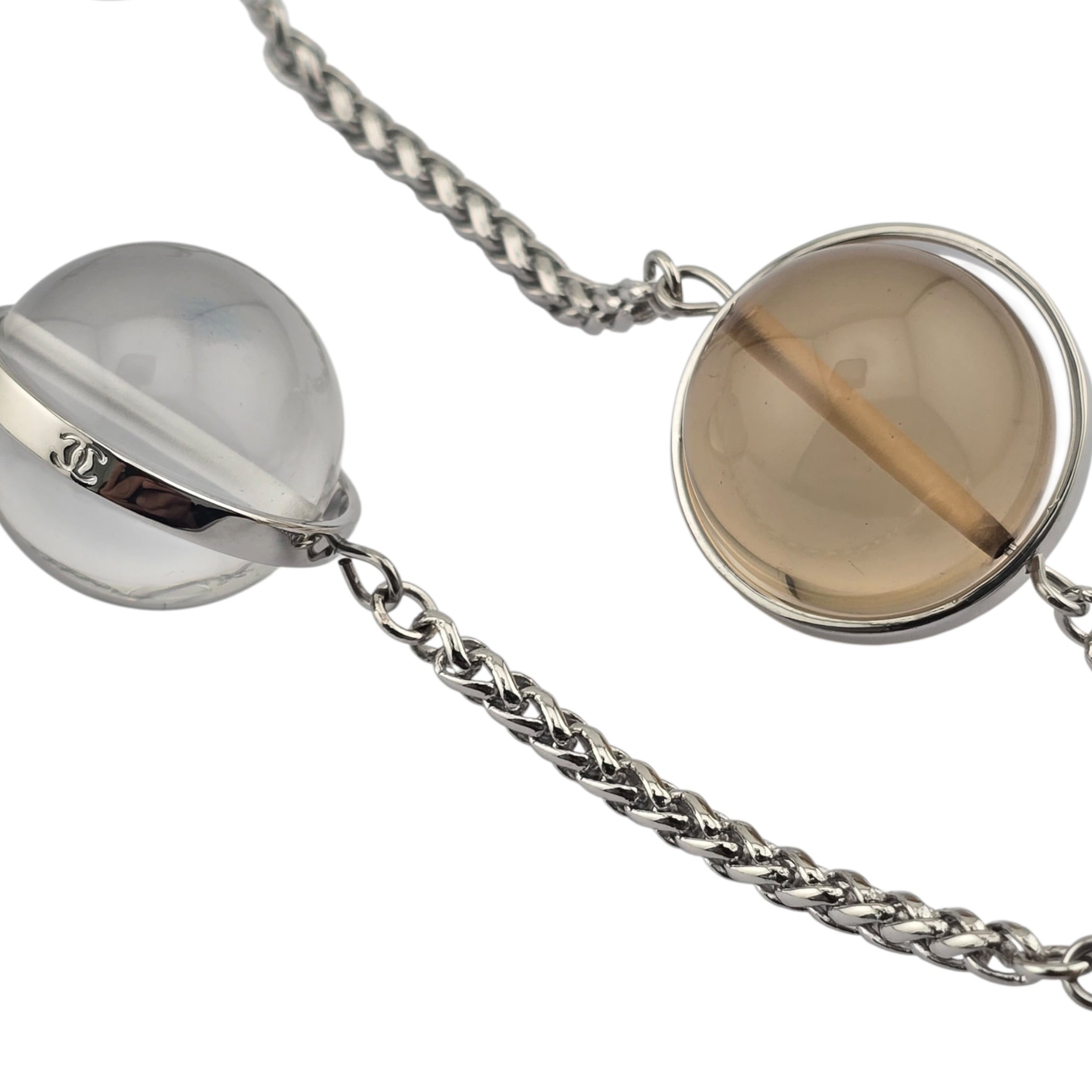 Chanel CC Pendant Clear Long Necklace SS26 2026 CHANEL