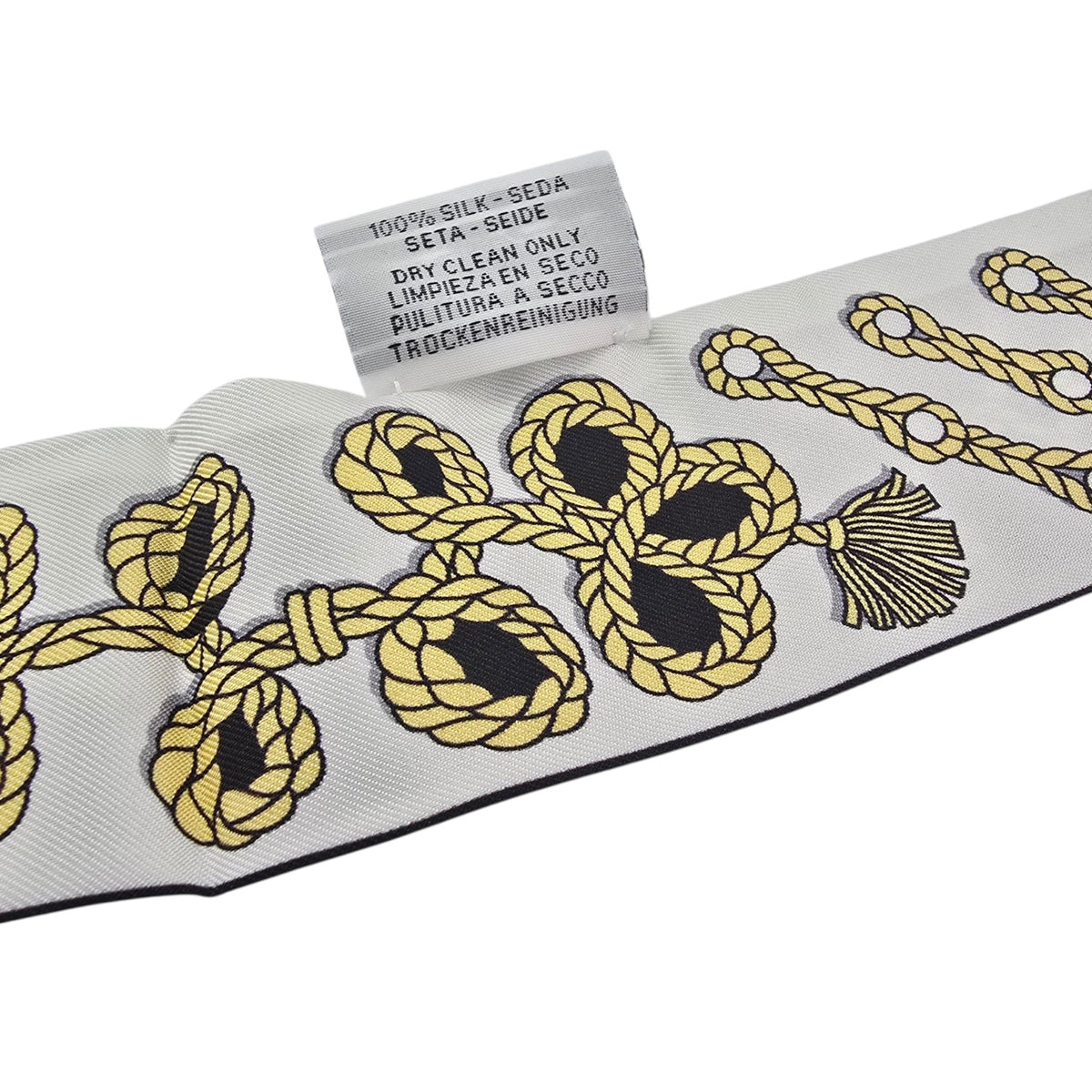 Hermes Silk Twilly Galons Et Brandebourg HERMES
