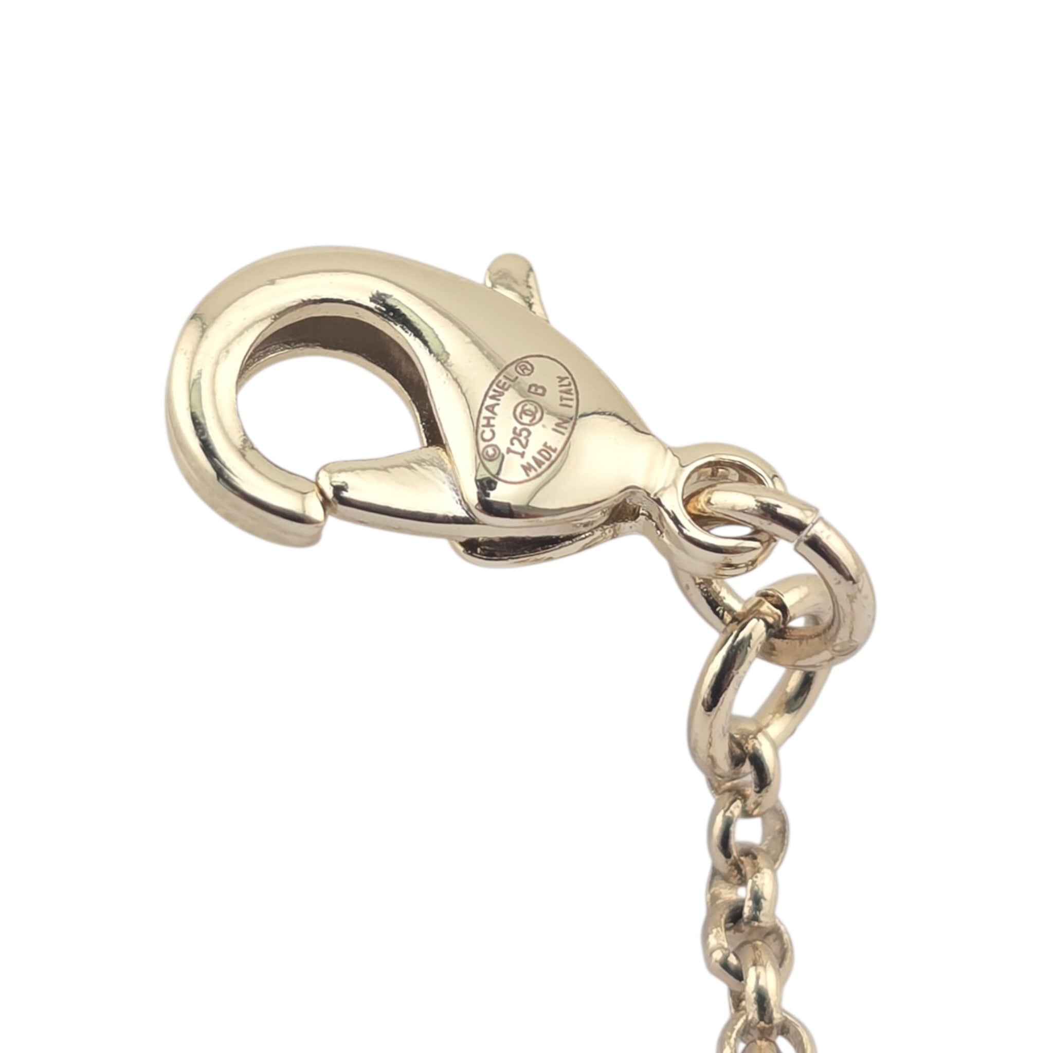 Chanel CC Long Gold Necklace 2025 CHANEL