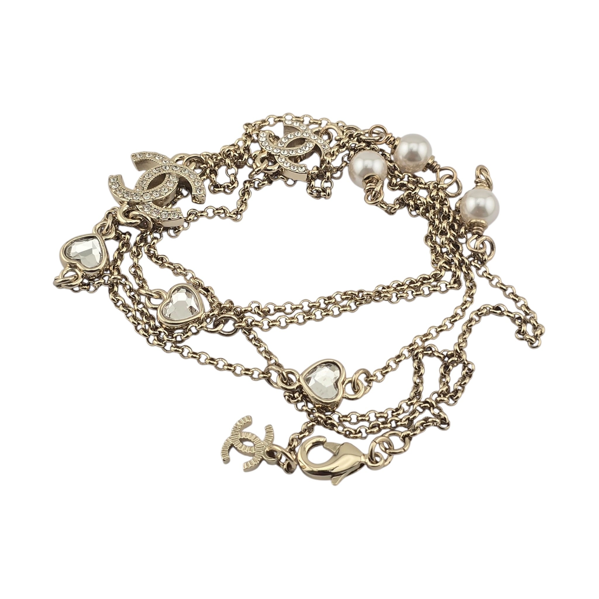 Chanel CC Long Gold Necklace 2025 CHANEL