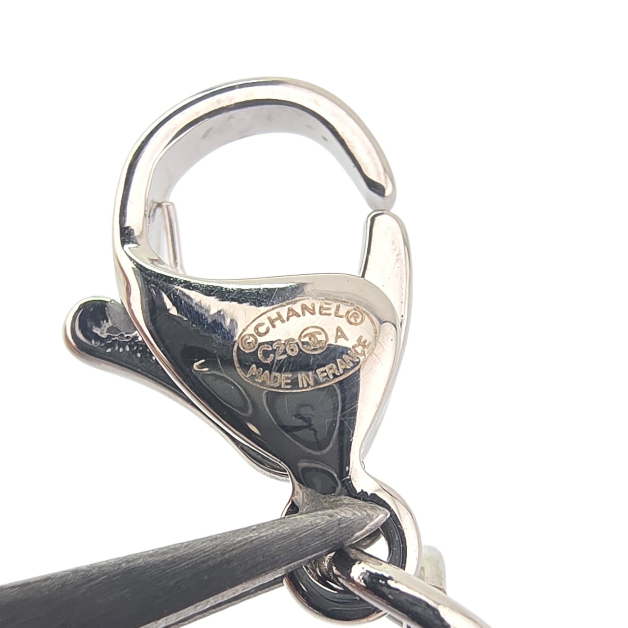 Chanel CC Drop Pendant Silver Necklace 2026 CHANEL