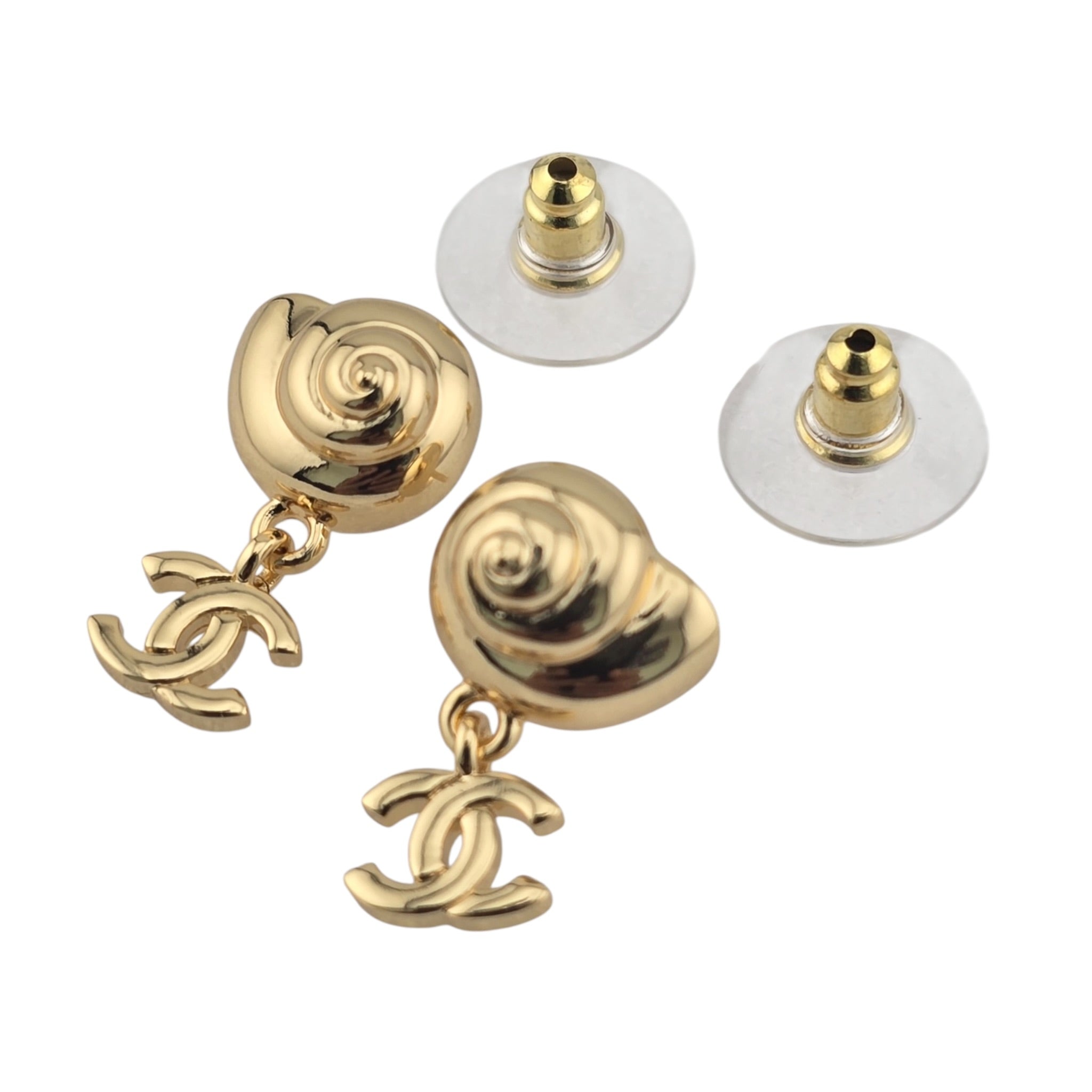 Chanel CC Coco Beach Gold Earrings 2026 CHANEL