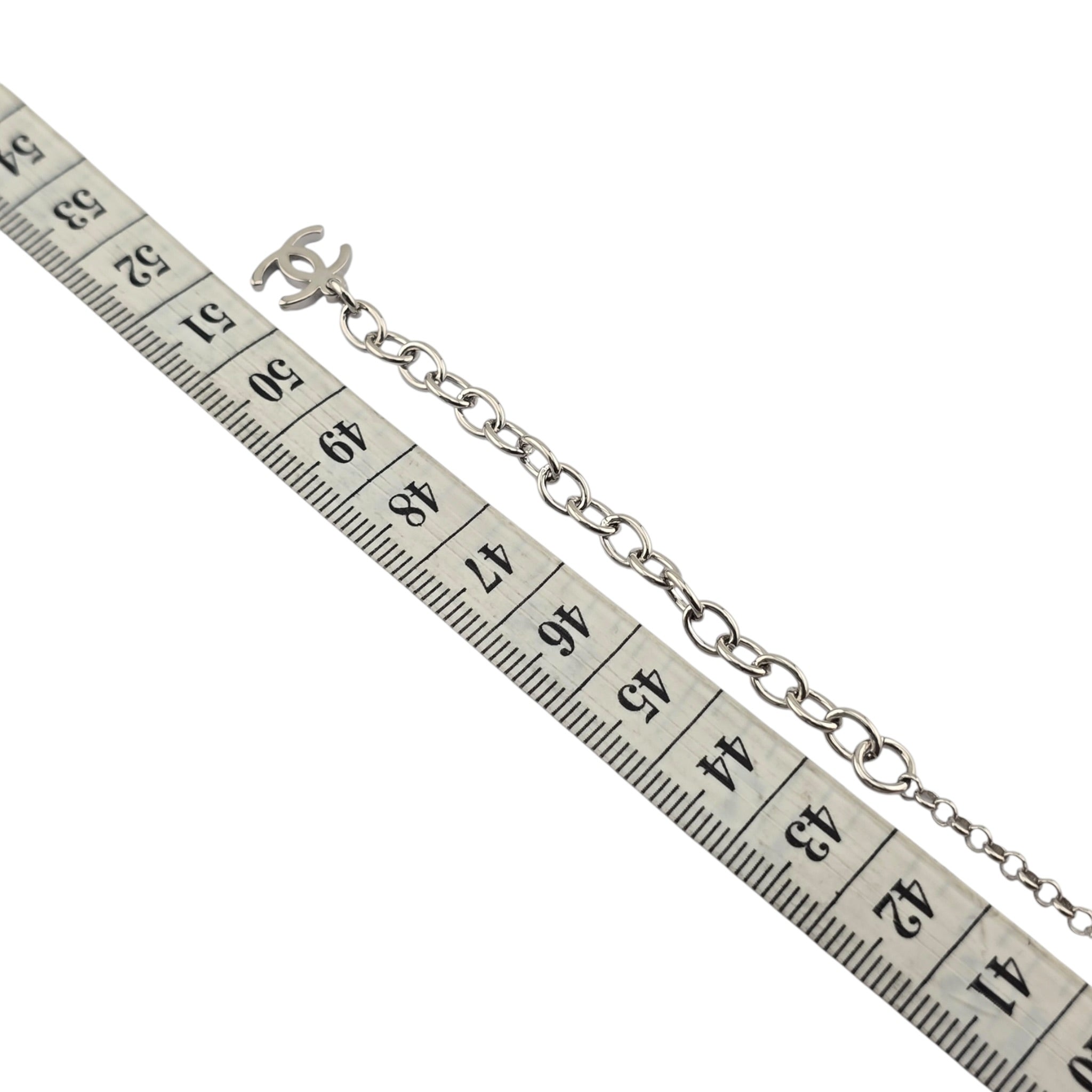 Chanel CC Silver Star Necklace 2026 CHANEL