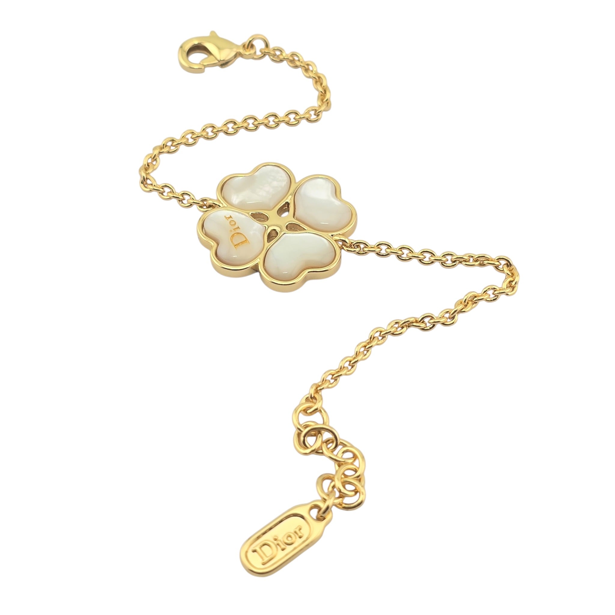 Christian Dior Sparkling Clover Bracelet DIOR