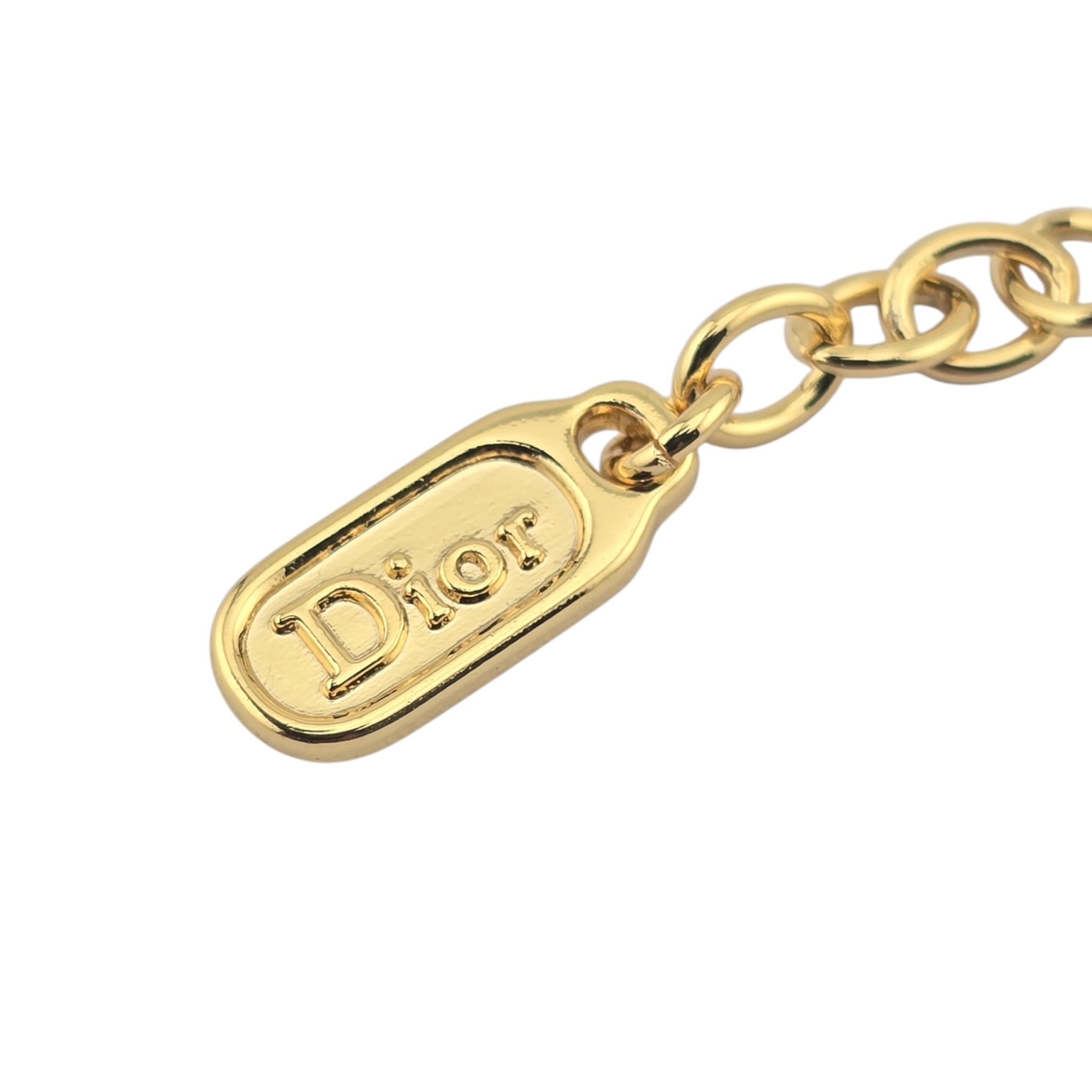 Christian Dior Garden Mother of Pearl Gold Necklace DIOR