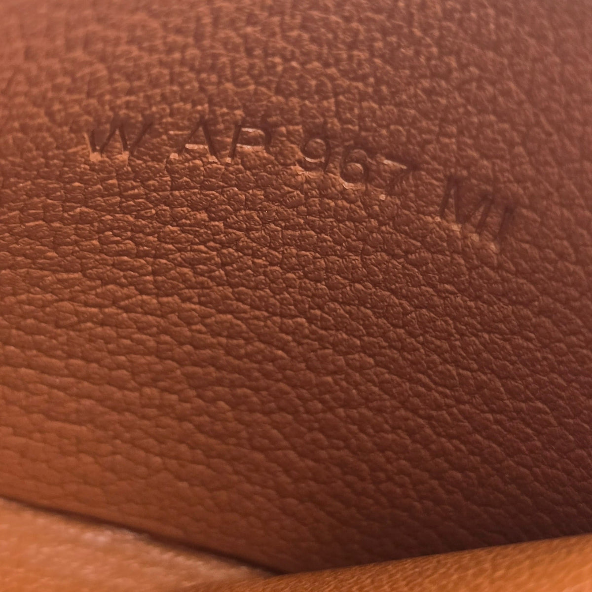 Hermès R.M.S Card Holder Gold Evercolor HERMES
