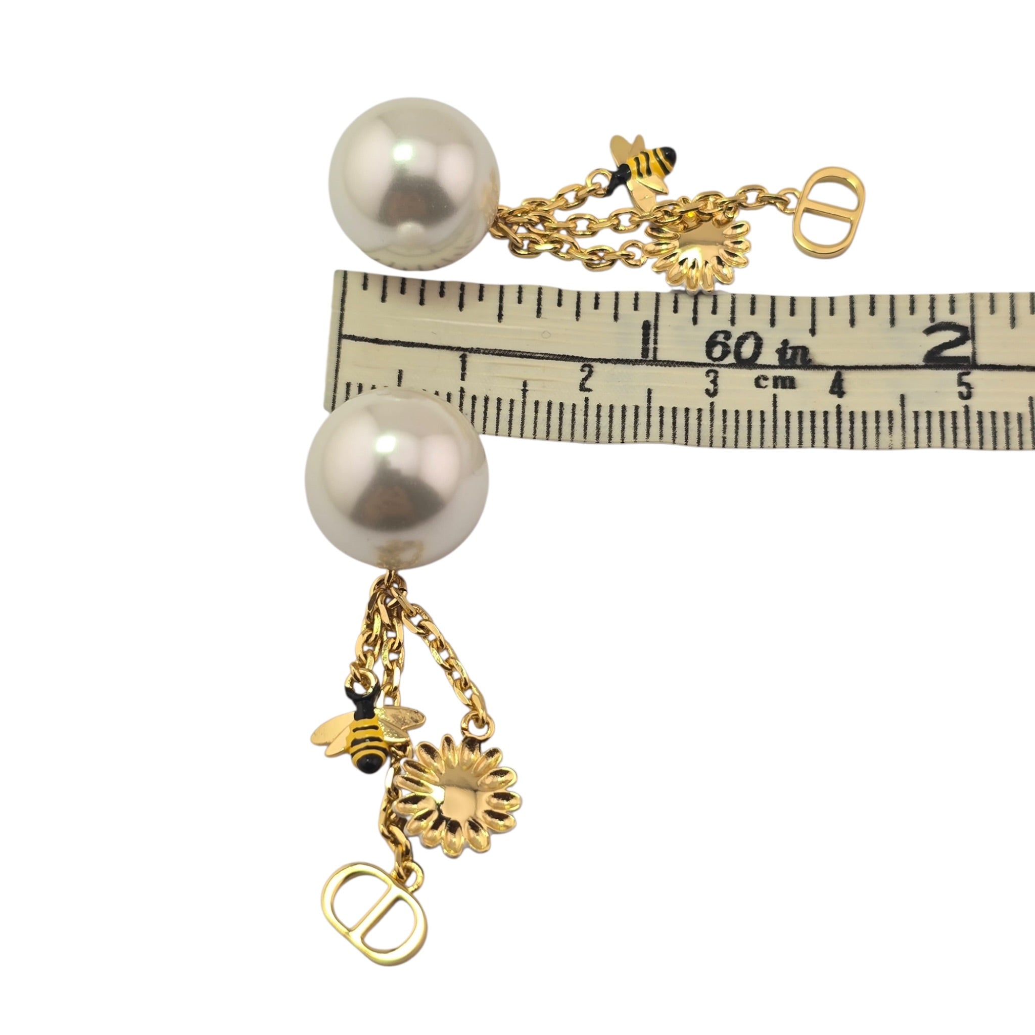 Christian Dior Daisy Gold Tribales Earrings DIOR