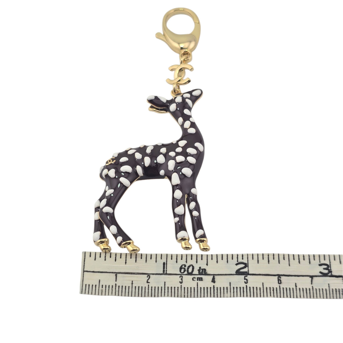 Chanel CC Deer Keychain Bag Charm 2026 CHANEL