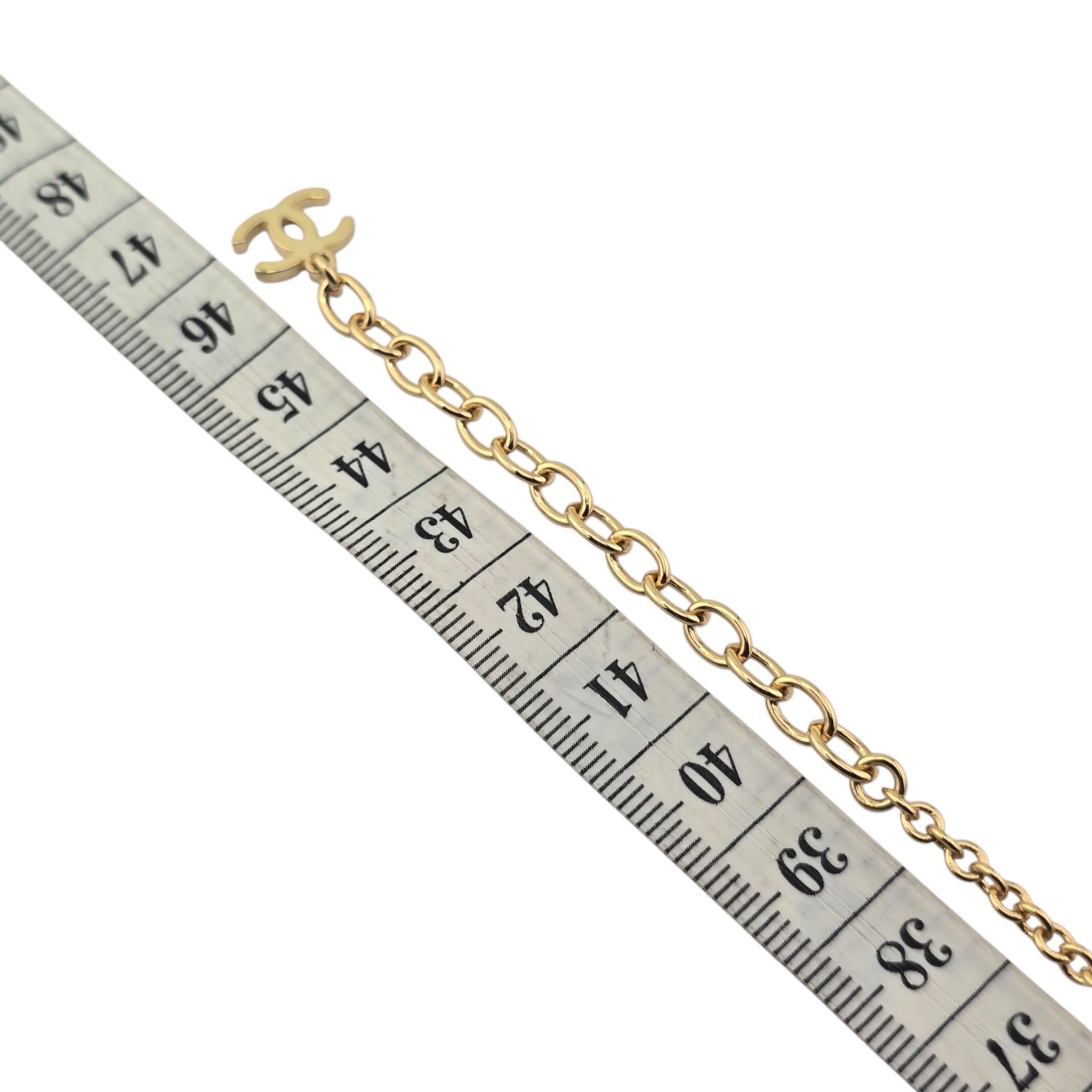 Chanel CC Gold Multicoloured Necklace 2026 CHANEL