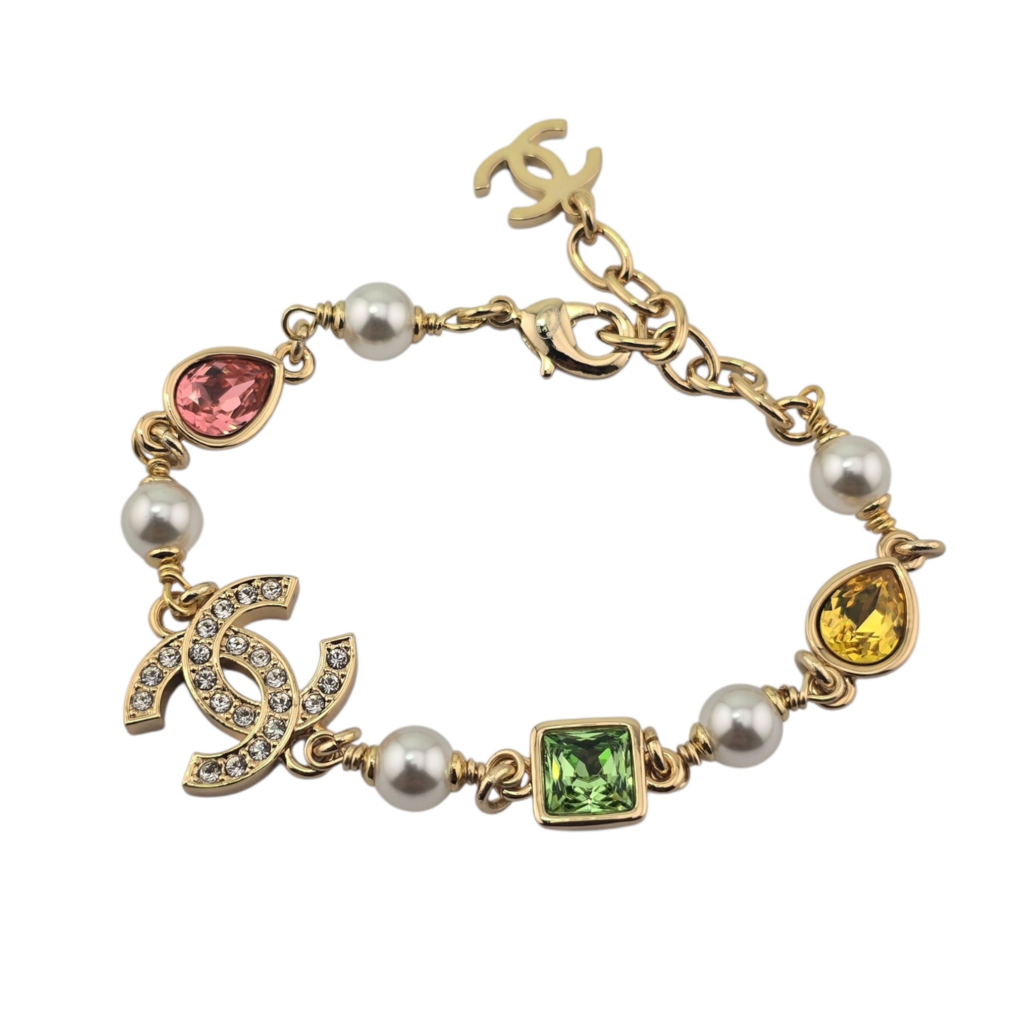 Chanel CC Gold Multicoloured Bracelet 2026 CHANEL