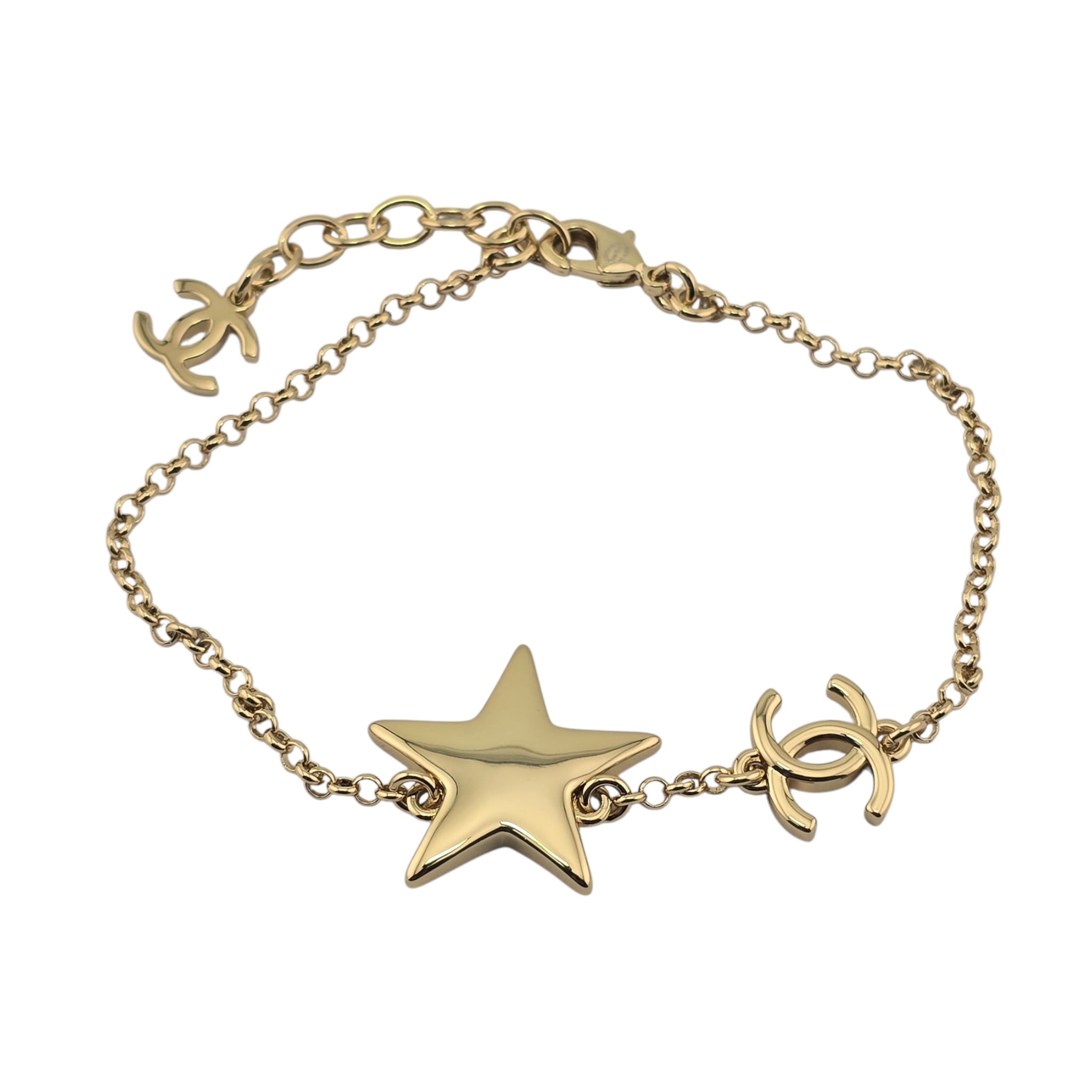 Chanel CC Gold Star Bracelet 2026 CHANEL