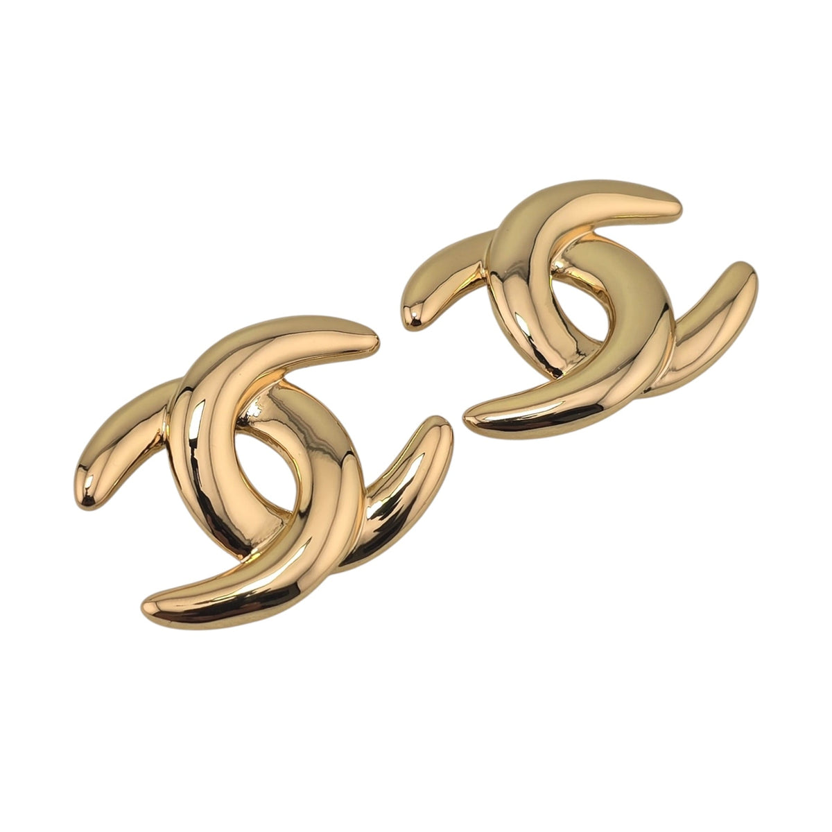 Chanel CC Gold Stud Multicoloured Crystal Earrings 2026 CHANEL