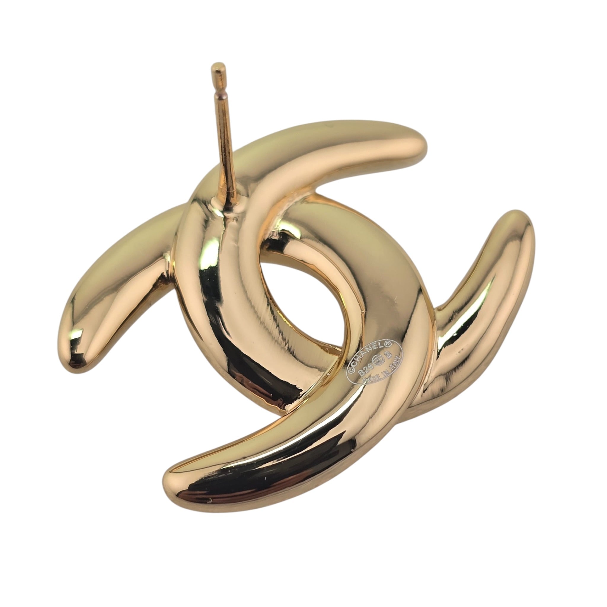 Chanel CC Gold Stud Multicoloured Crystal Earrings 2026 CHANEL