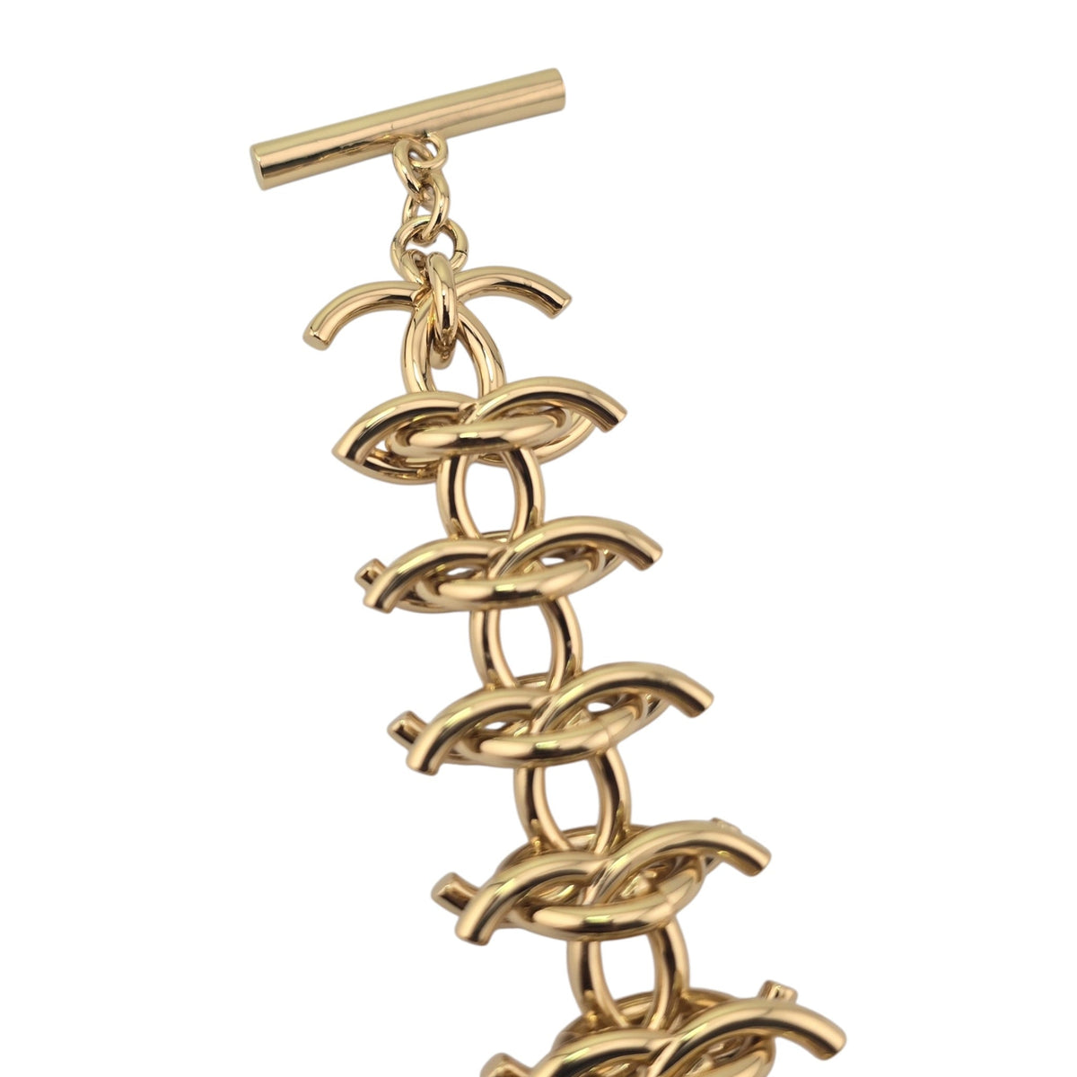 Chanel CC Gold Chunky Bracelet 2026 CHANEL