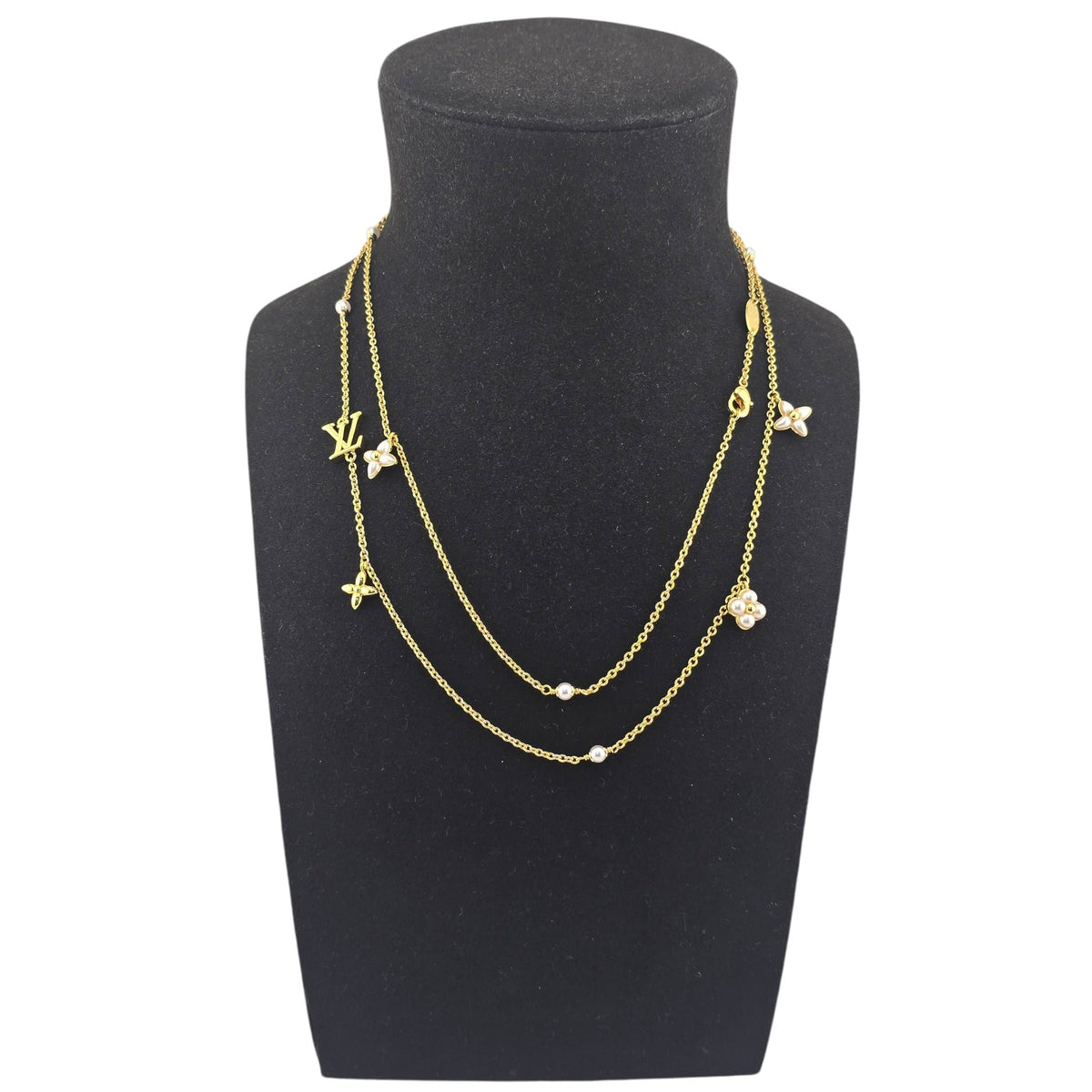 Louis Vuitton LV Floragram XS Pendant Long Necklace LOUIS VUITTON