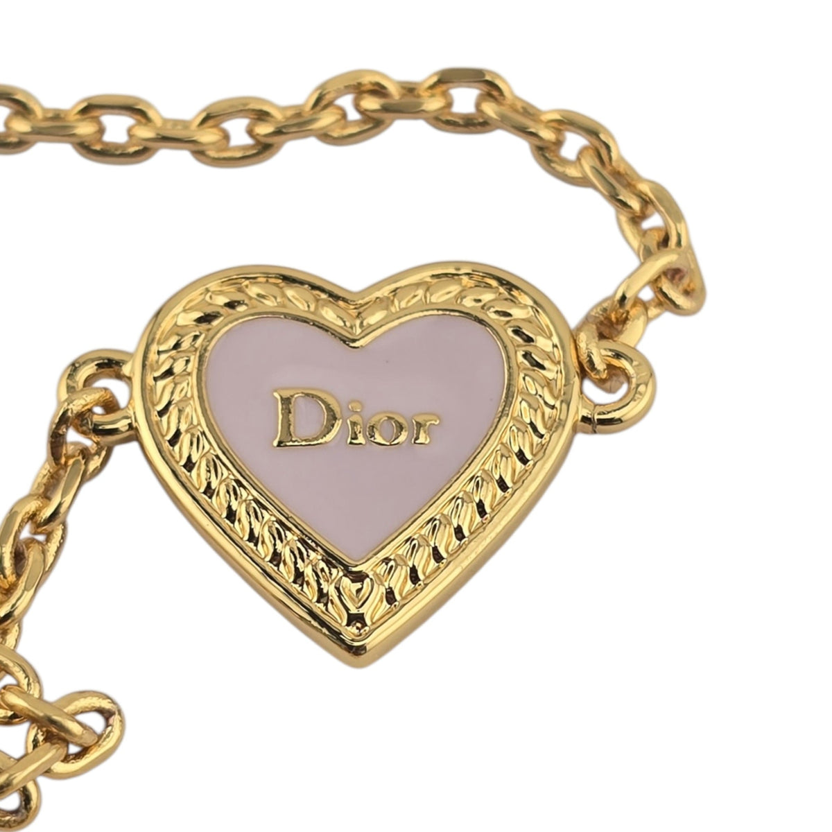 Christian Dior Qixi Dior Heart Locket Bracelet DIOR