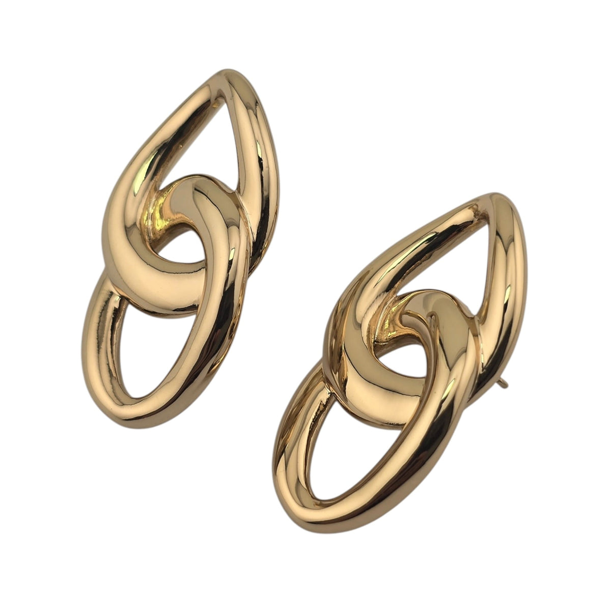 Chanel Gold CC Stud Earrings 2026 CHANEL