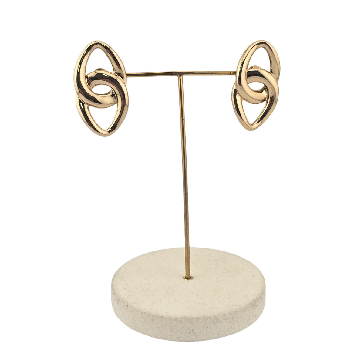 Chanel Gold CC Stud Earrings 2026 CHANEL