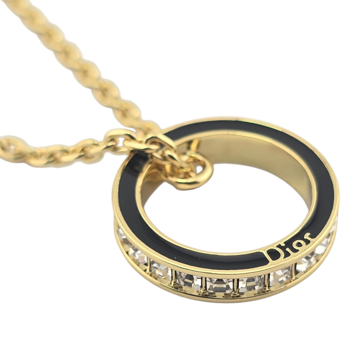 Christian Dior Night Code Black Ring Necklace DIOR