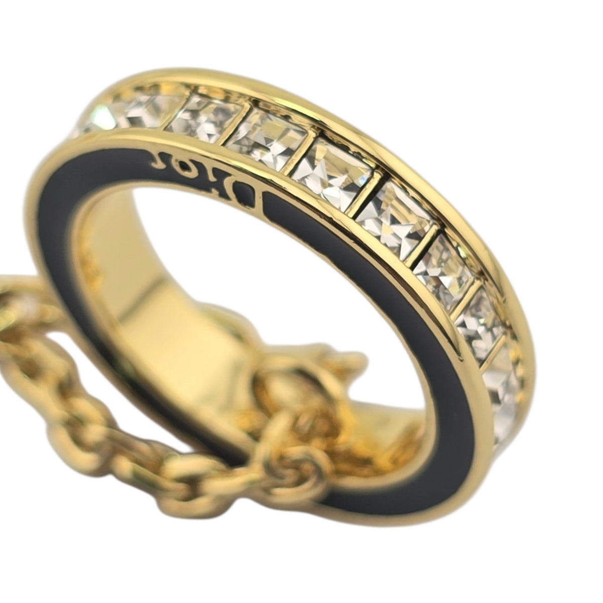 Christian Dior Night Code Black Ring Necklace DIOR