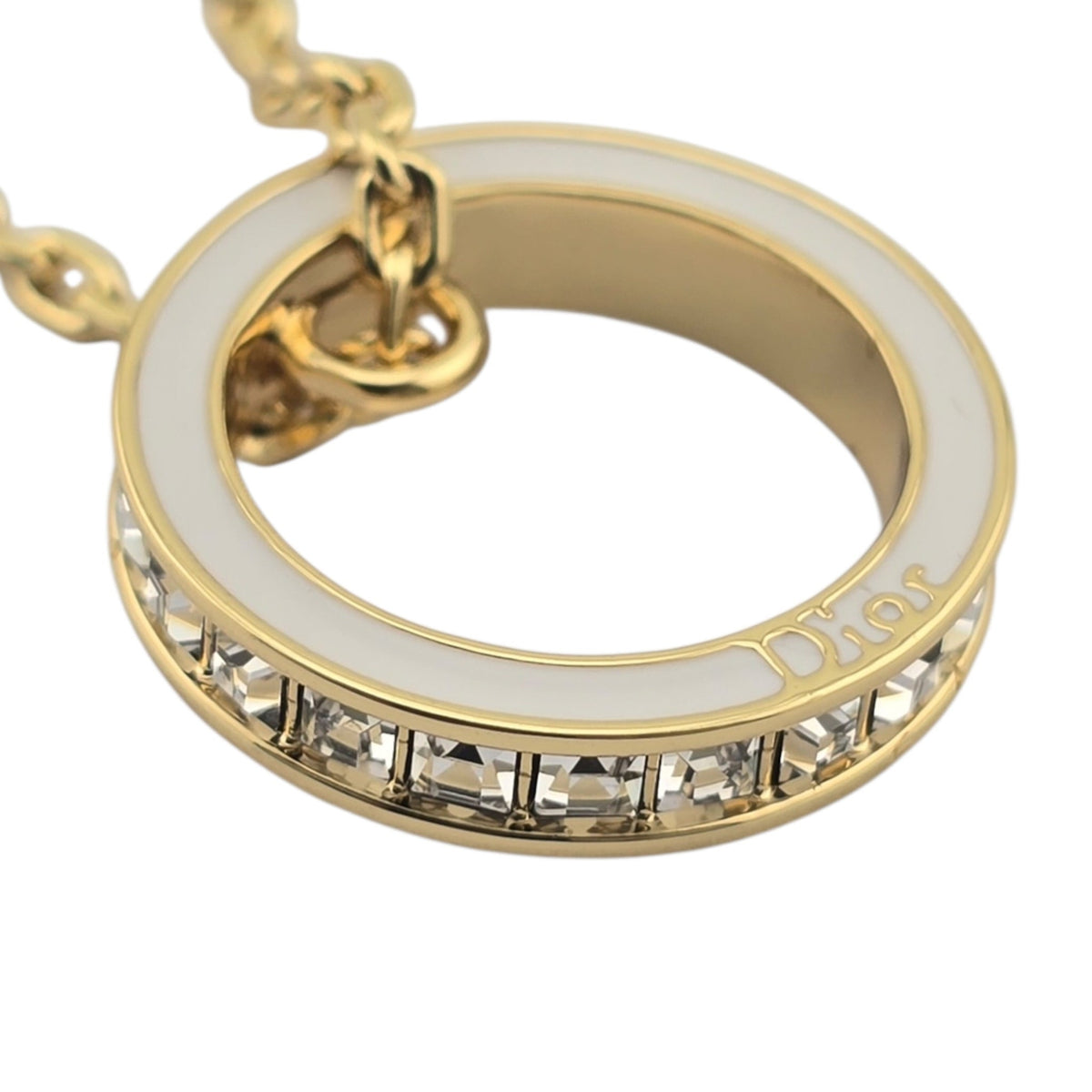 Christian Dior Night Code White Ring Necklace DIOR