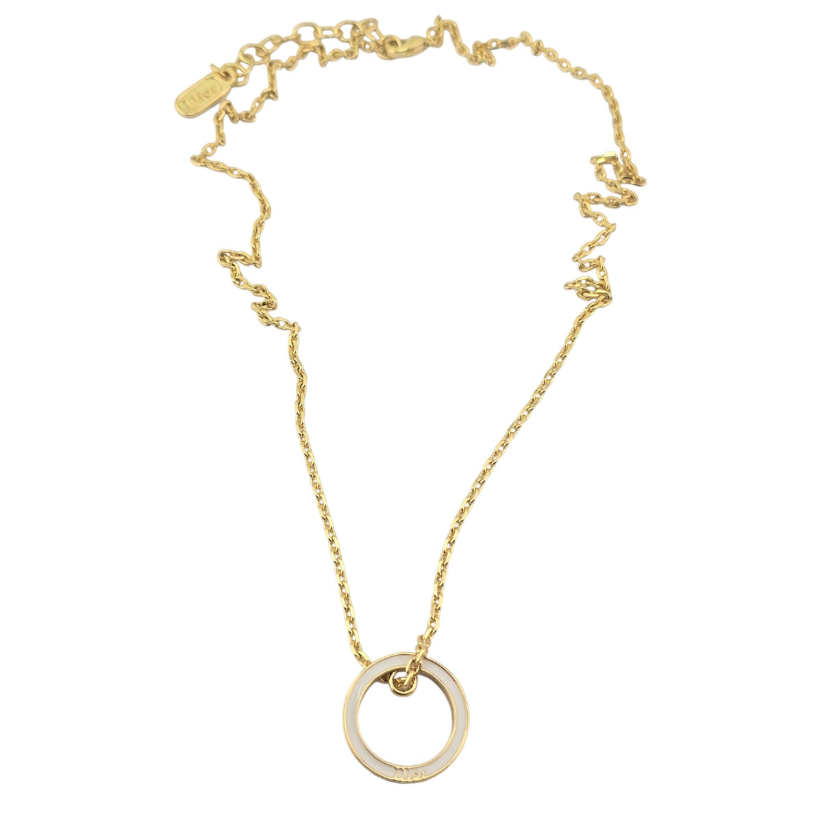 Christian Dior Night Code White Ring Necklace DIOR
