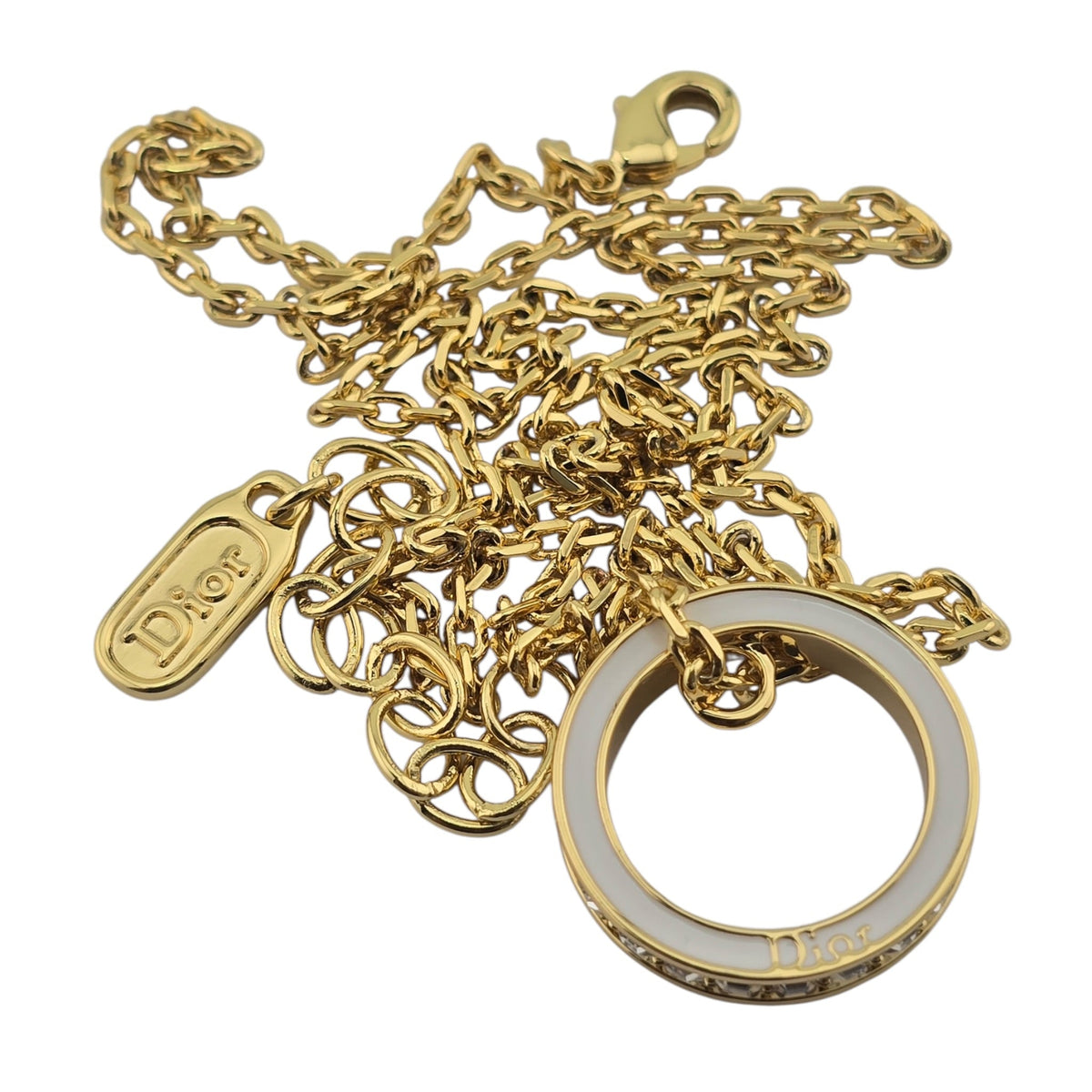 Christian Dior Night Code White Ring Necklace DIOR