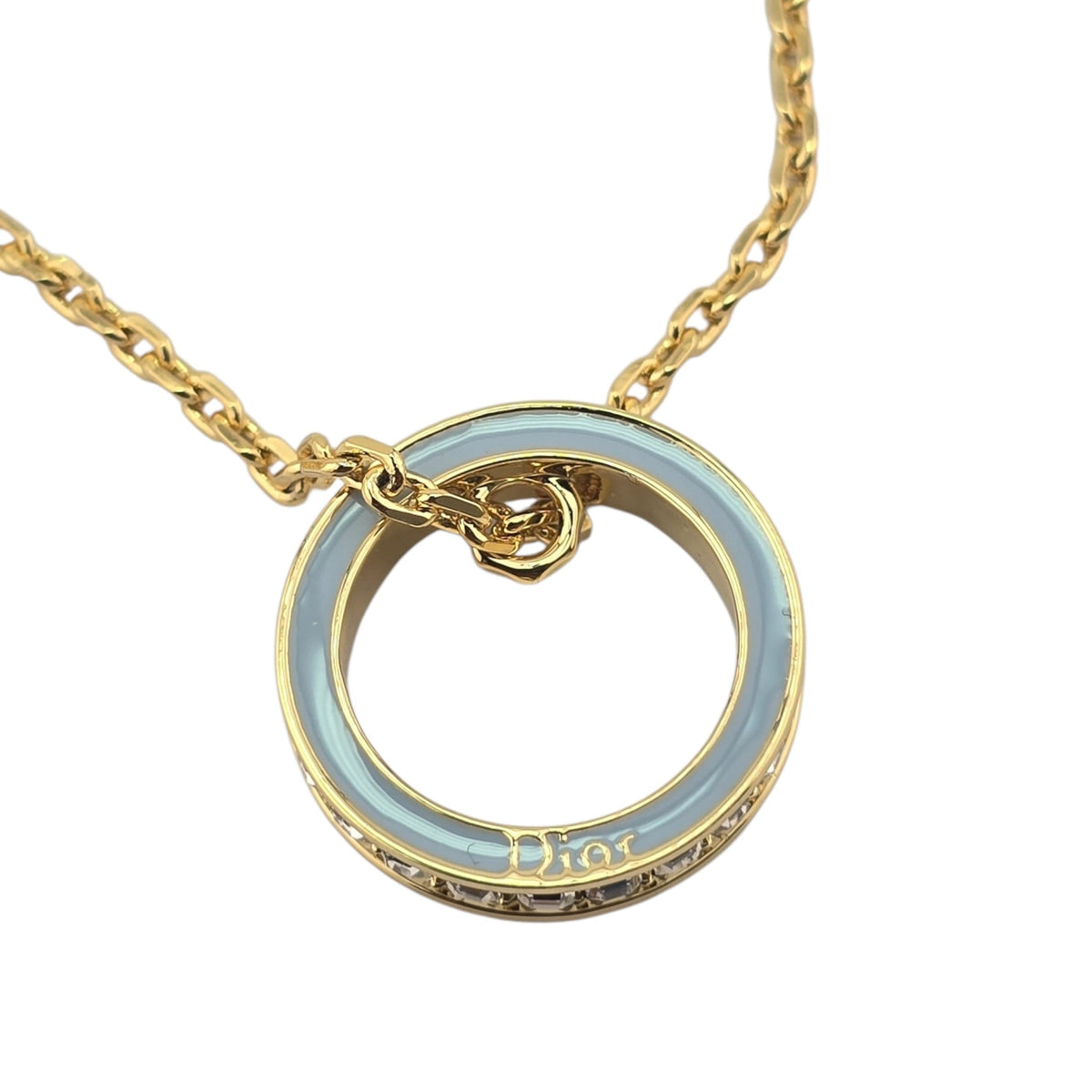 Christian Dior Night Code Blue Ring Necklace DIOR