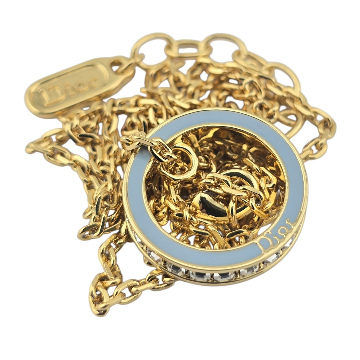 Christian Dior Night Code Blue Ring Necklace DIOR