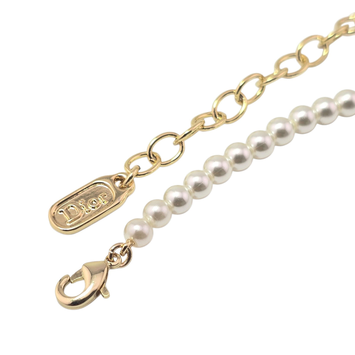 Christian Dior Precious Clover Pearl Necklace DIOR