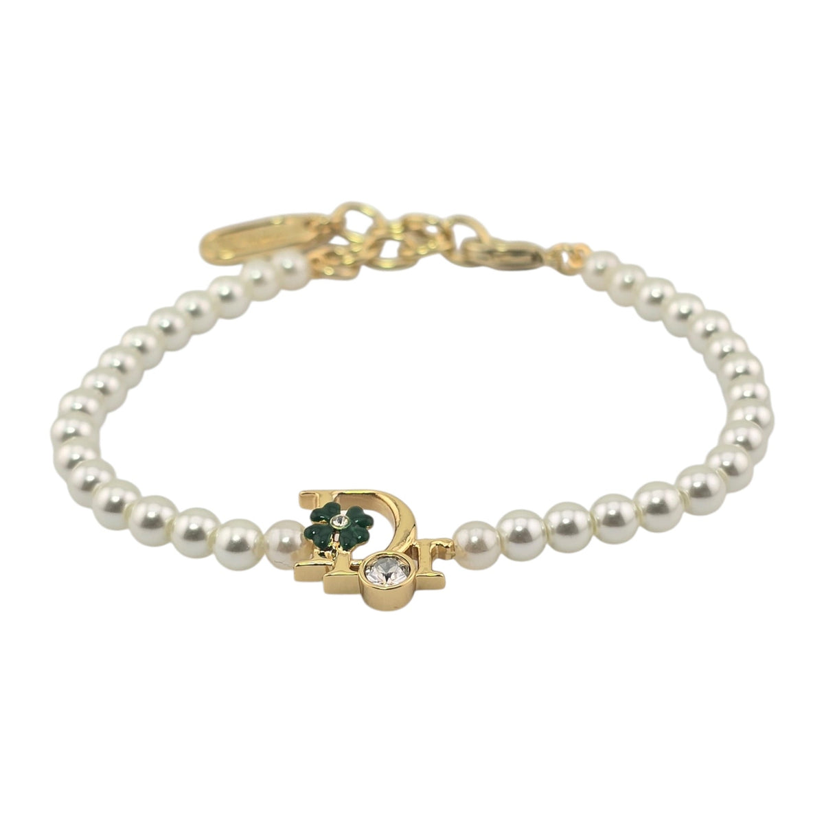 Christian Dior Precious Clover Pearl Bracelet DIOR