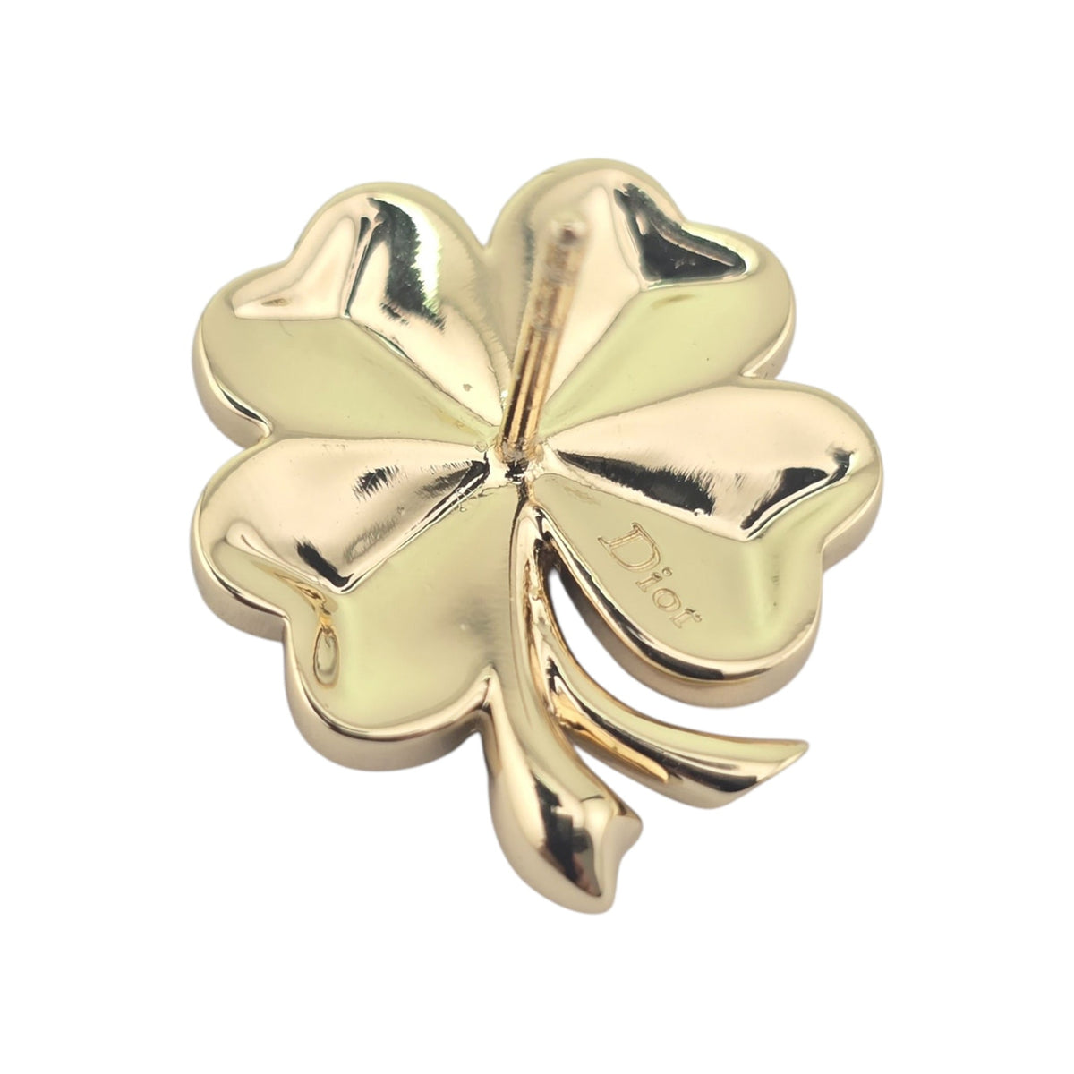 Christian Dior Floral Clover Stud Earrings DIOR