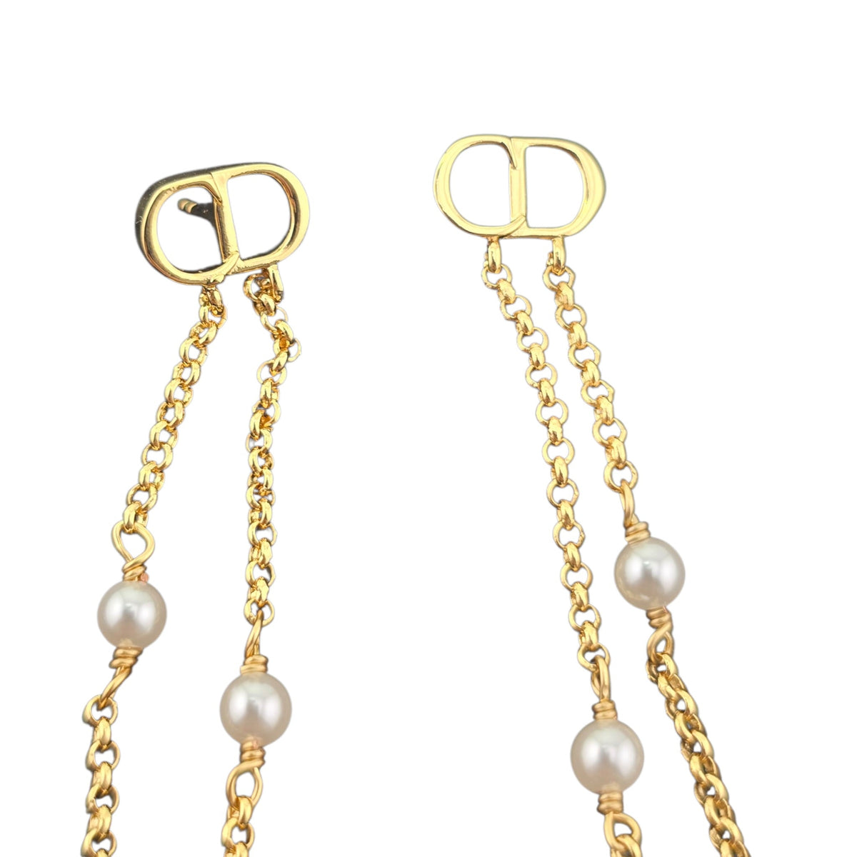 Christian Dior CD Mini Bow Earrings DIOR