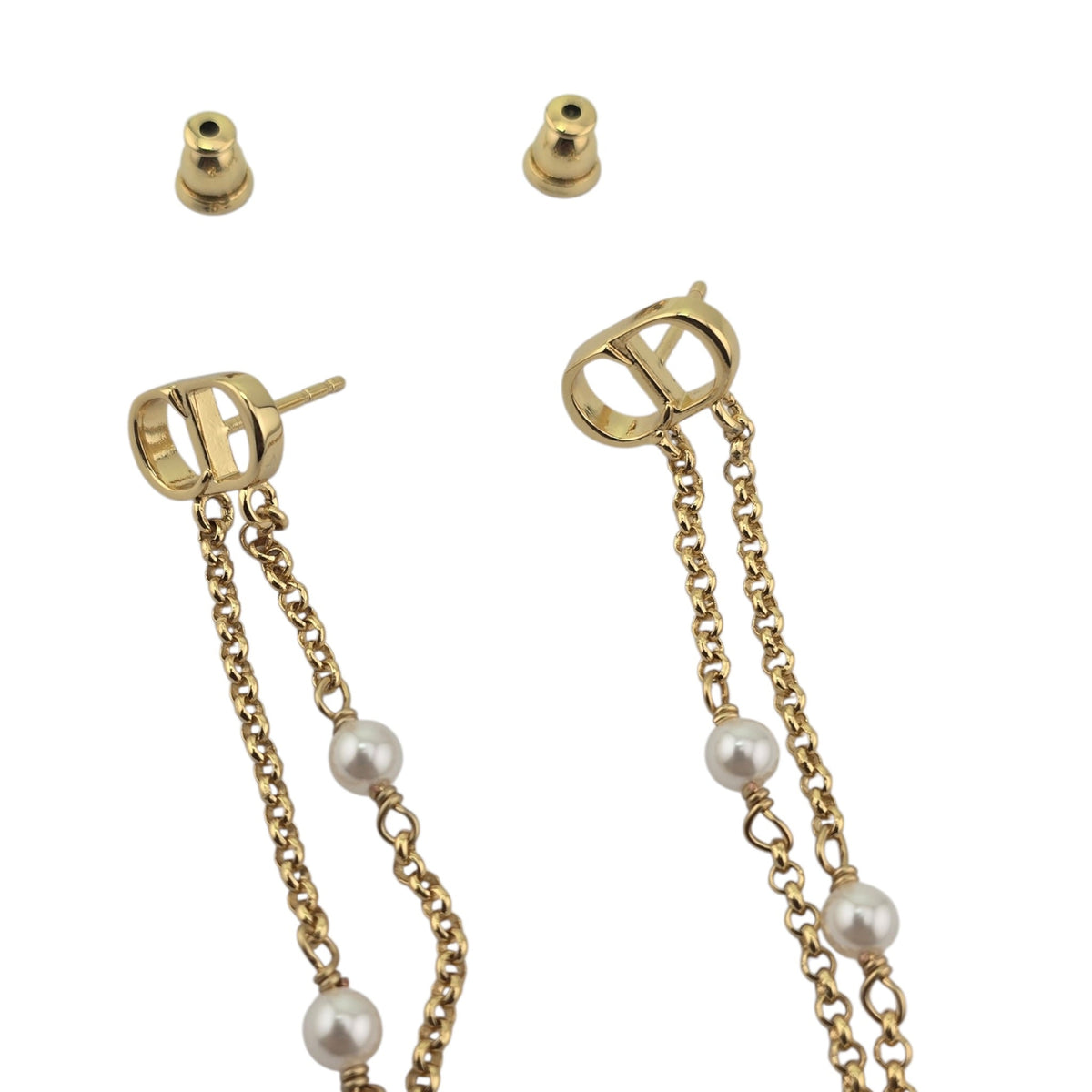Christian Dior CD Mini Bow Earrings DIOR
