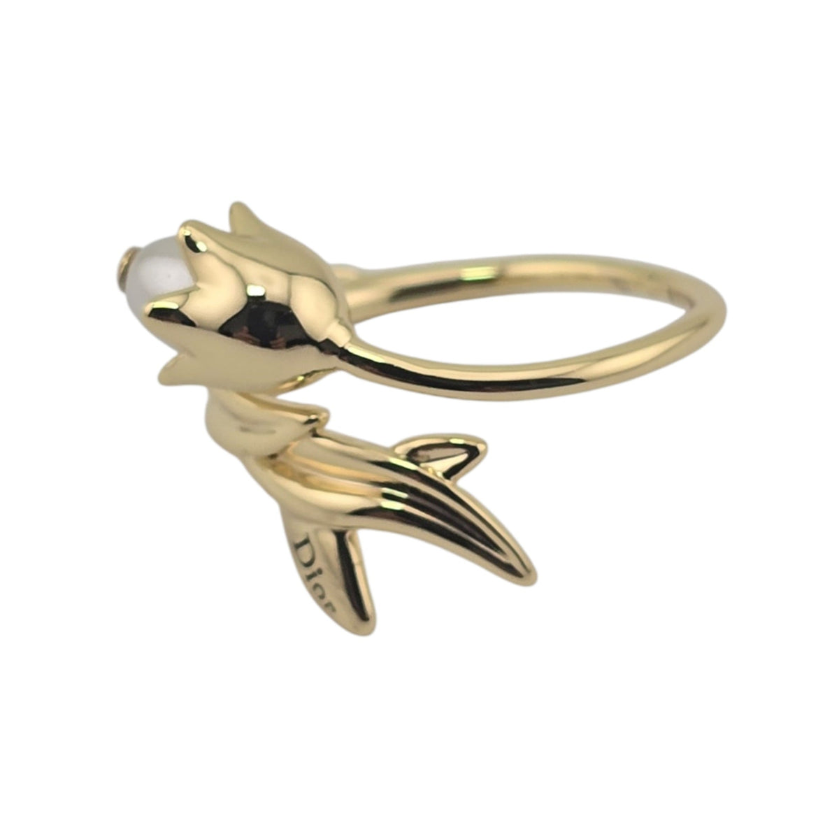 Christian Dior Lily Gold Ring DIOR