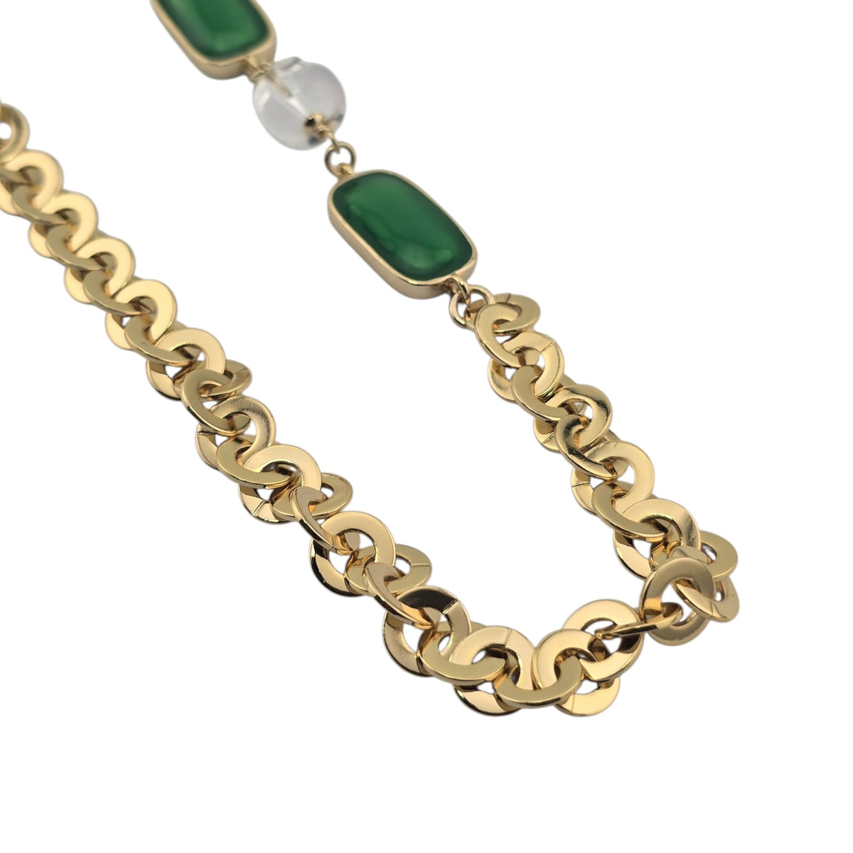 Chanel CC Faux Pearl Gold Long Necklace 2026 CHANEL
