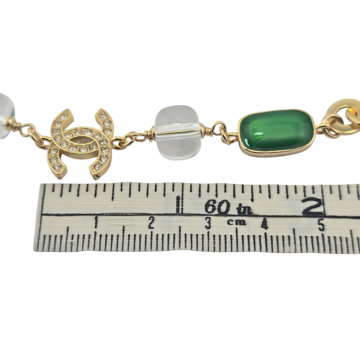 Chanel CC Faux Pearl Gold Long Necklace 2026 CHANEL