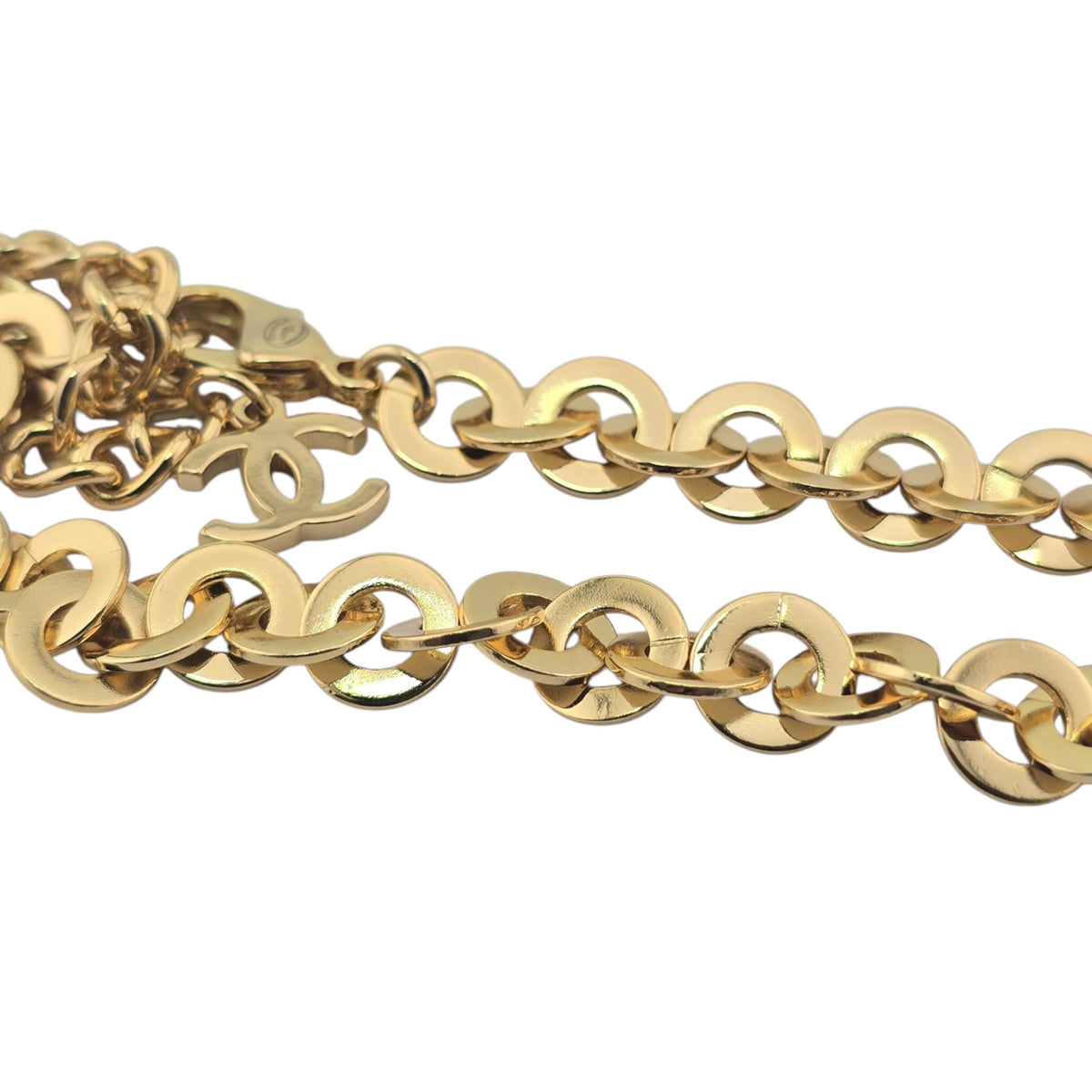 Chanel CC Faux Pearl Gold Long Necklace 2026 CHANEL