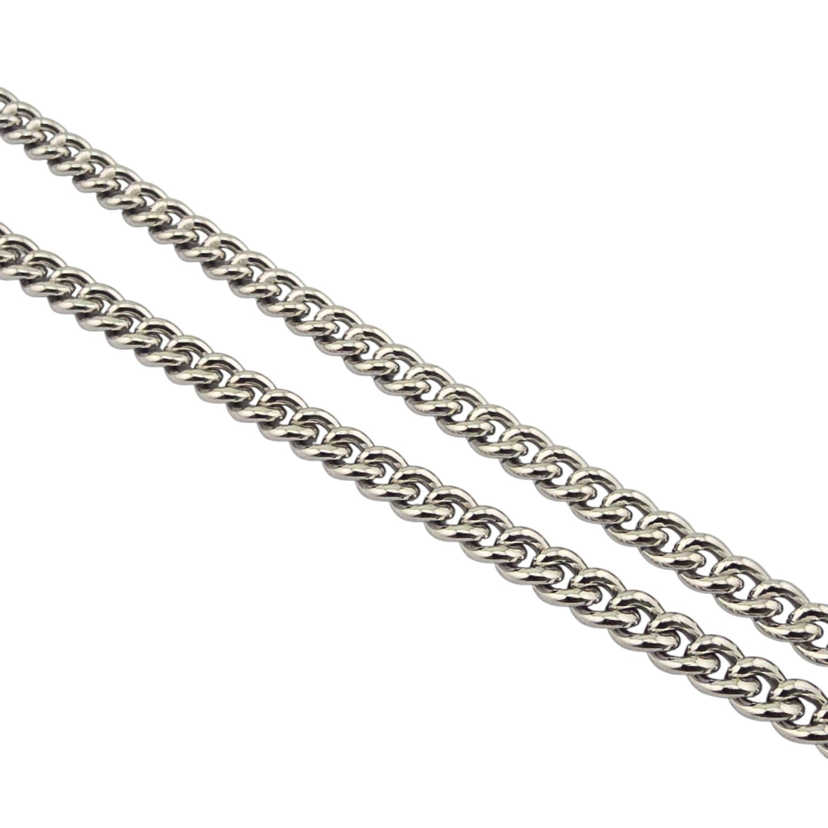 Chanel CC Silver Square Crystal Star Pendant Necklace 2023 CHANEL