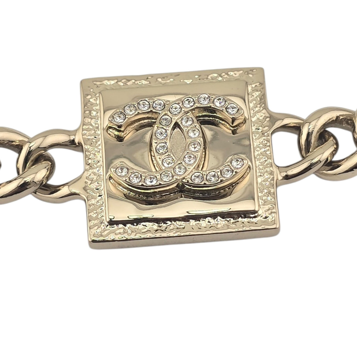 Chanel CC Pendant Gold Choker 2023 CHANEL