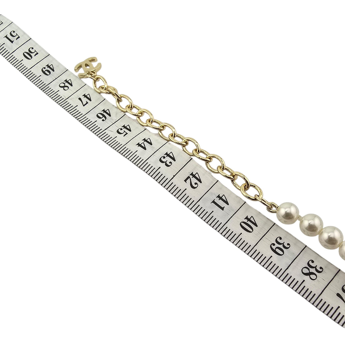 Chanel CC Faux Pearl Gold Necklace FW 2026 CHANEL