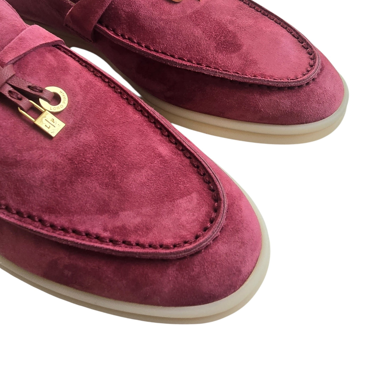 Loro Piana Summer Charms Walk Loafers - Rose - 40 LORO PIANA