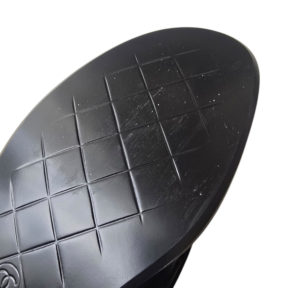 Chanel CC Lambskin Quilted Black Turnlock Loafers 39 CHANEL