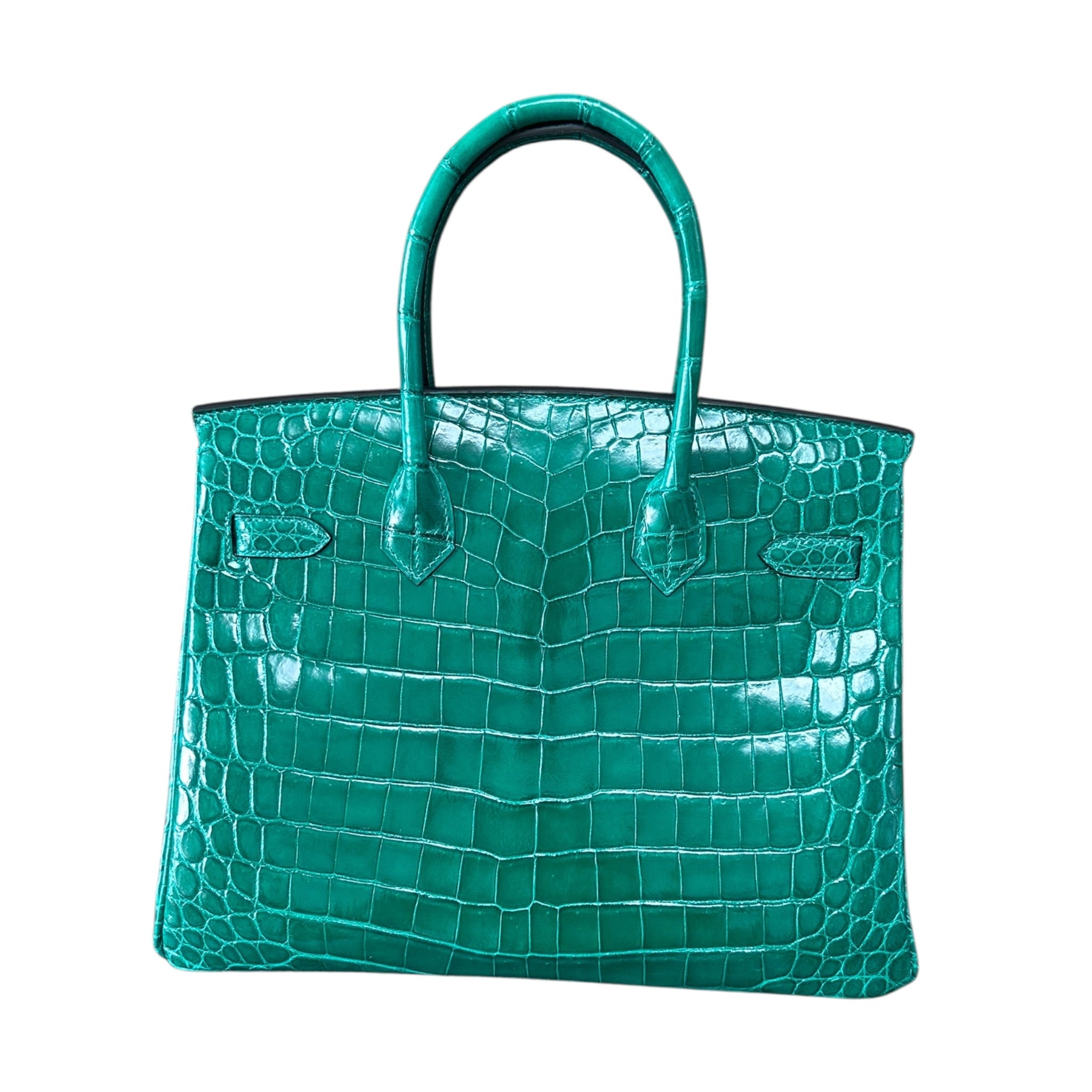Hermès Birkin 30 Vert Emeraude Niloticus Crocodile GHW HERMES