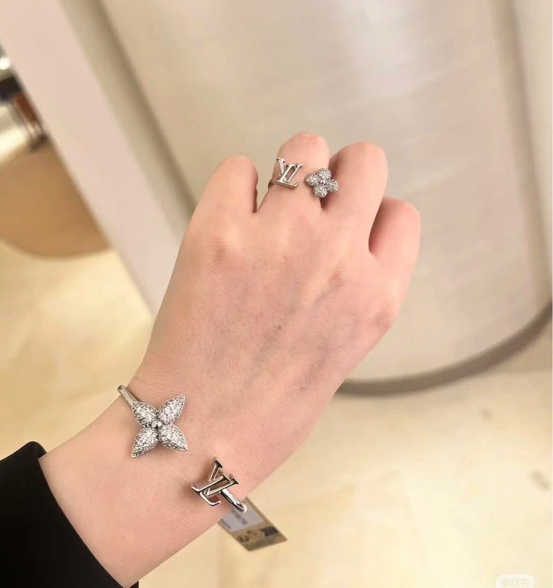 Louis Vuitton LV Louisette Signature Strass Bracelet LOUIS VUITTON