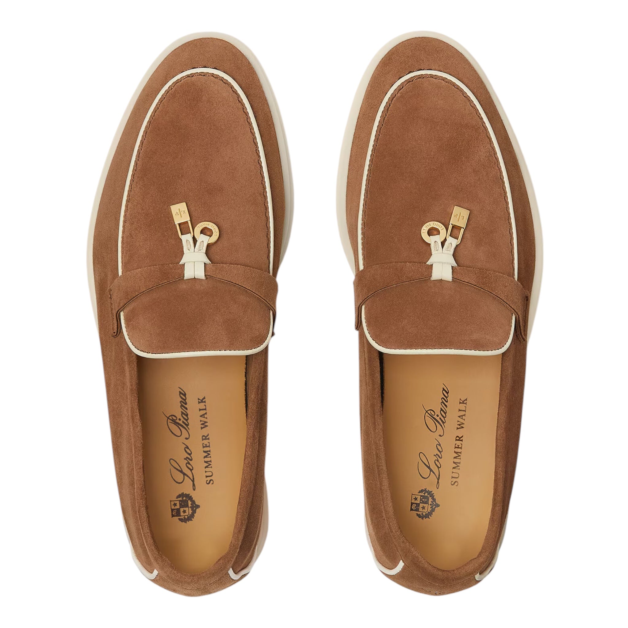 Loro Piana Summer Charms Walk Loafer - Mole - 39 LORO PIANA